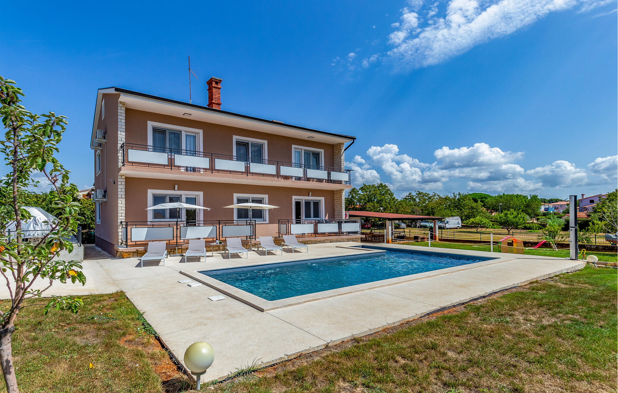 Vakantiehuis met privé zwembad in Fazana-Valbandon (Kroatië) voor 10 personen