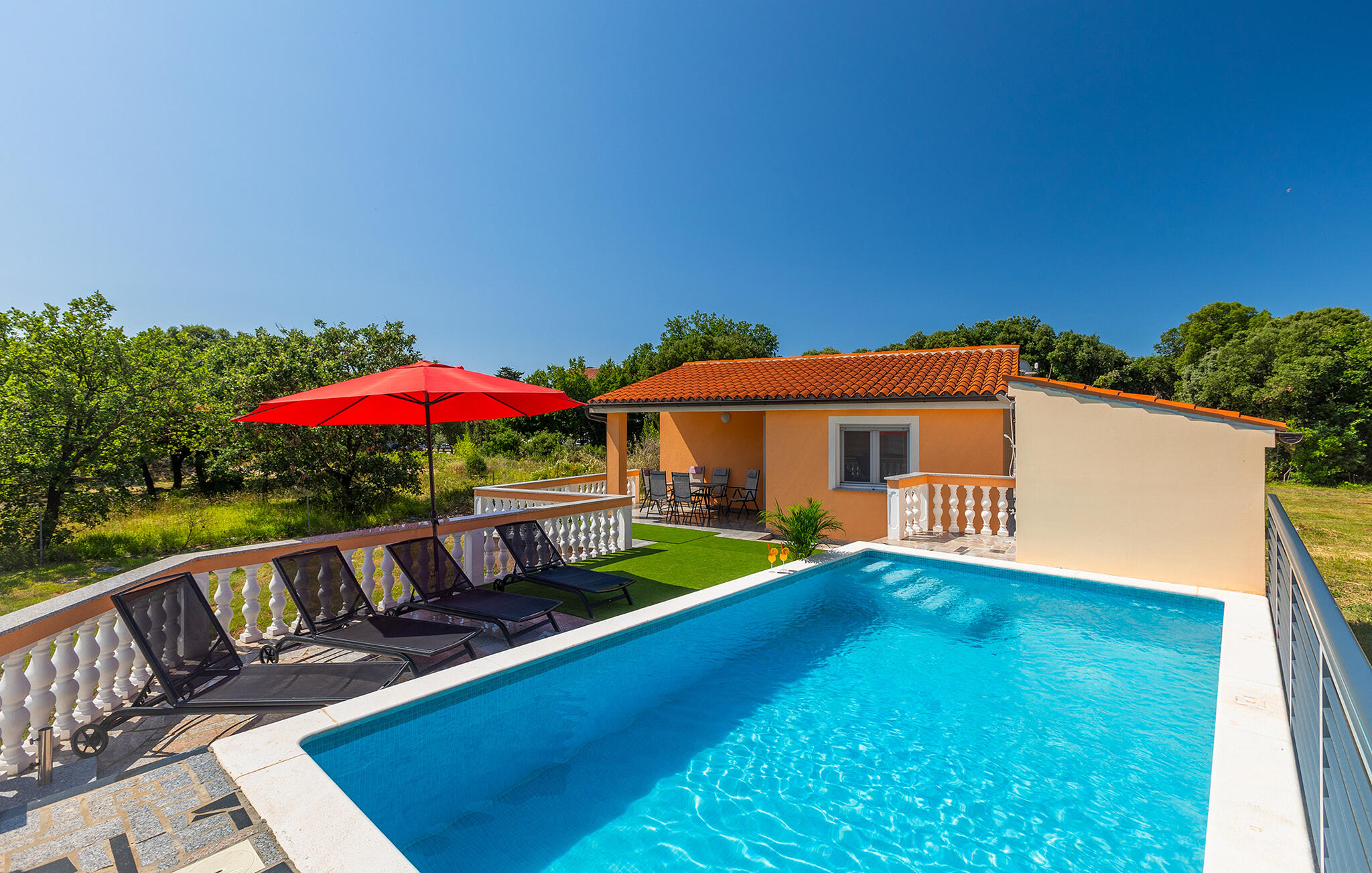 Vakantiehuis met privé zwembad in Barbariga-Betiga (Kroatië) voor 4 personen