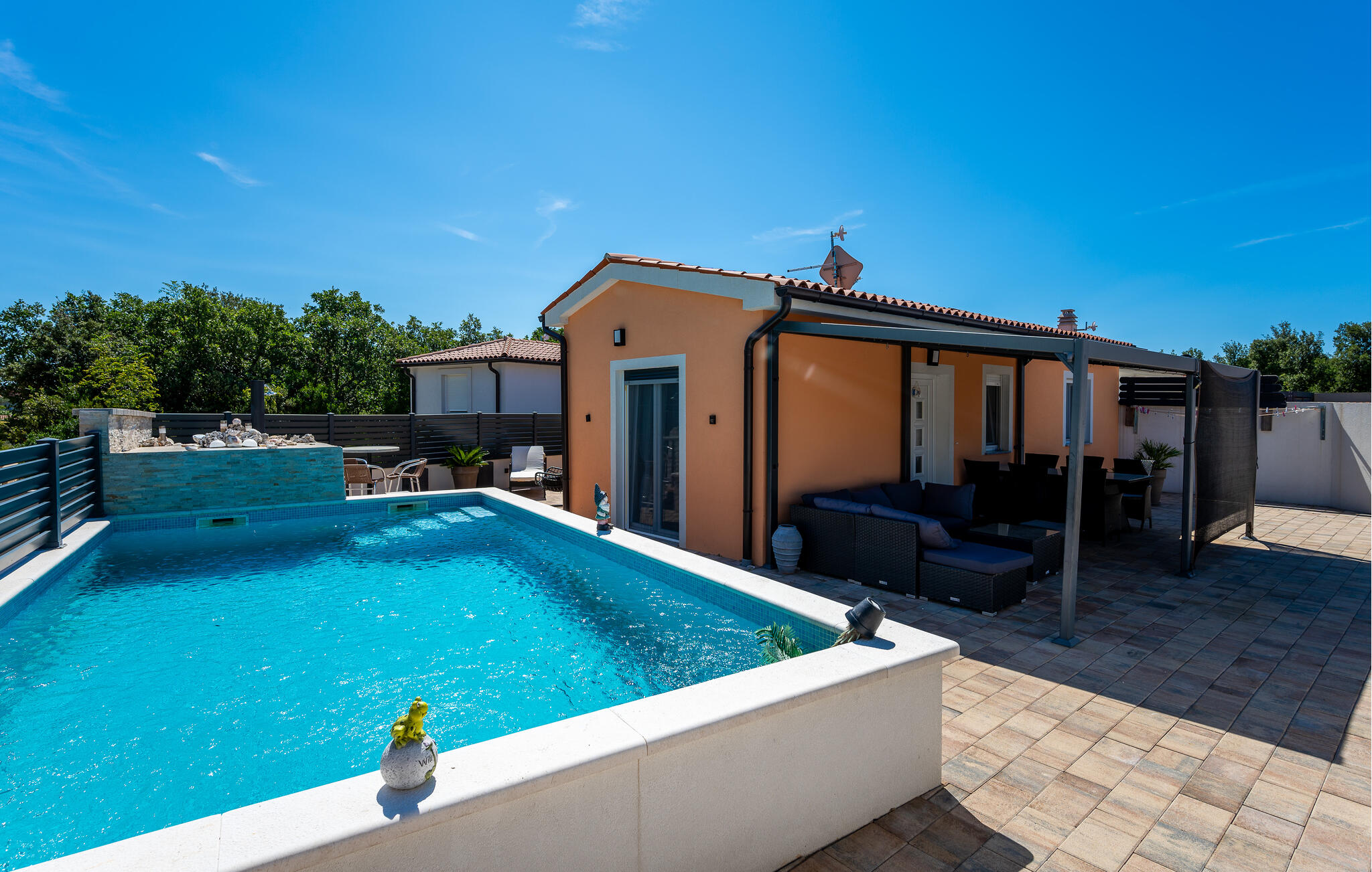 Vakantiehuis met privé zwembad in Barbariga - Betiga (Kroatië) voor 4 personen