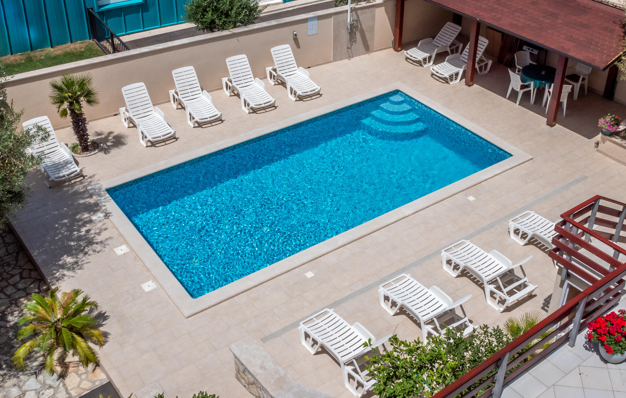 Vakantiehuis met zwembad in Fazana - Peroj (Kroatië) voor 4 personen