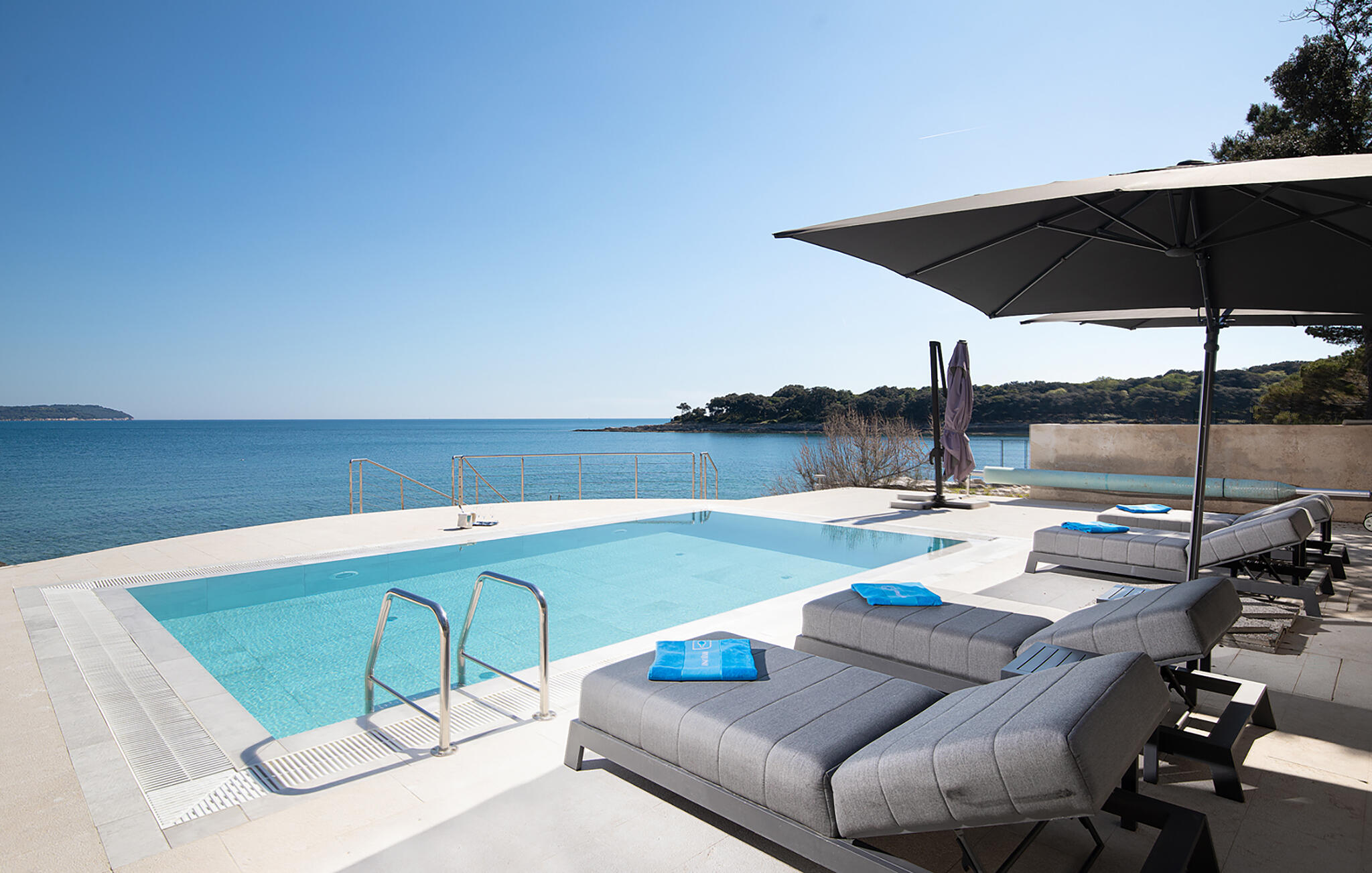 Vakantiehuis met privé zwembad in NP Brijuni - Fazana (Kroatië) voor 4 personen