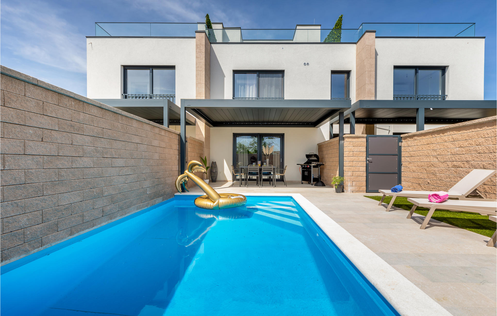 Vakantiehuis met privé zwembad in Fazana-Peroj (Kroatië) voor 5 personen