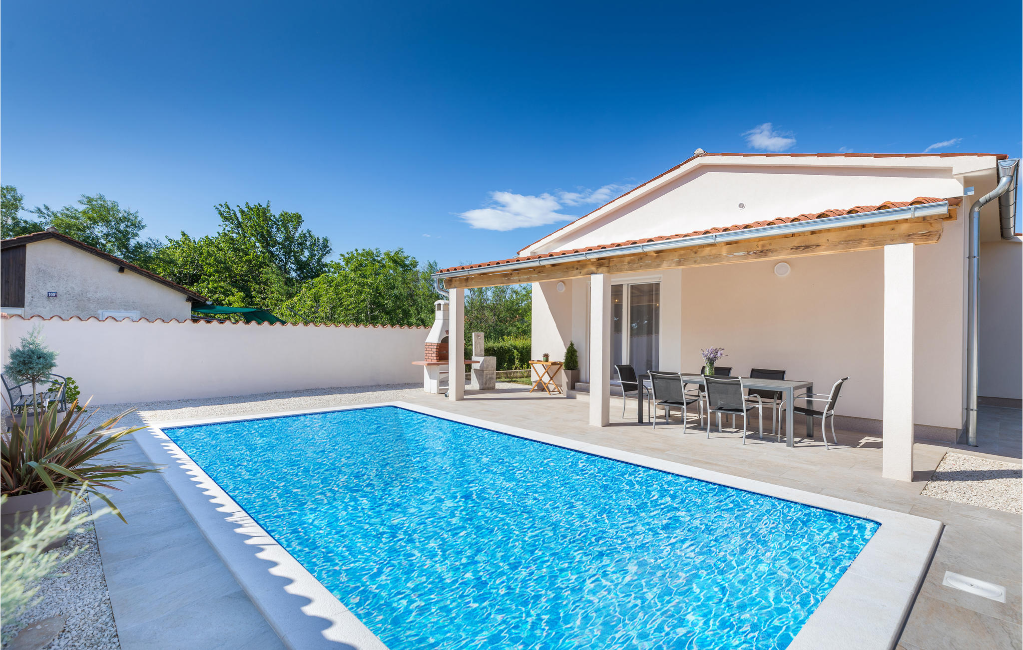 Vakantiehuis met privé zwembad in Fazana - Valbandon (Kroatië) voor 6 personen