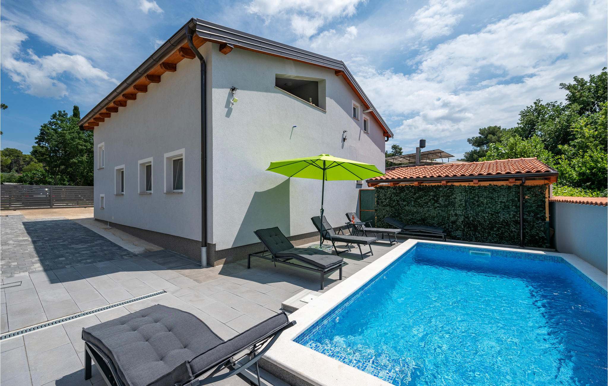 Vakantiehuis met privé zwembad in Fazana-Peroj (Kroatië) voor 10 personen