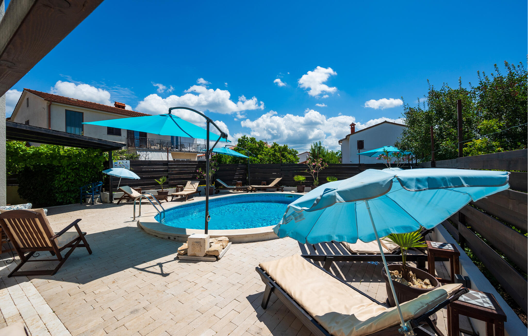 Ferienhaus mit umzäuntem Garten in Barbariga-Betiga (Kroatien) und 1 Hund erlaubt