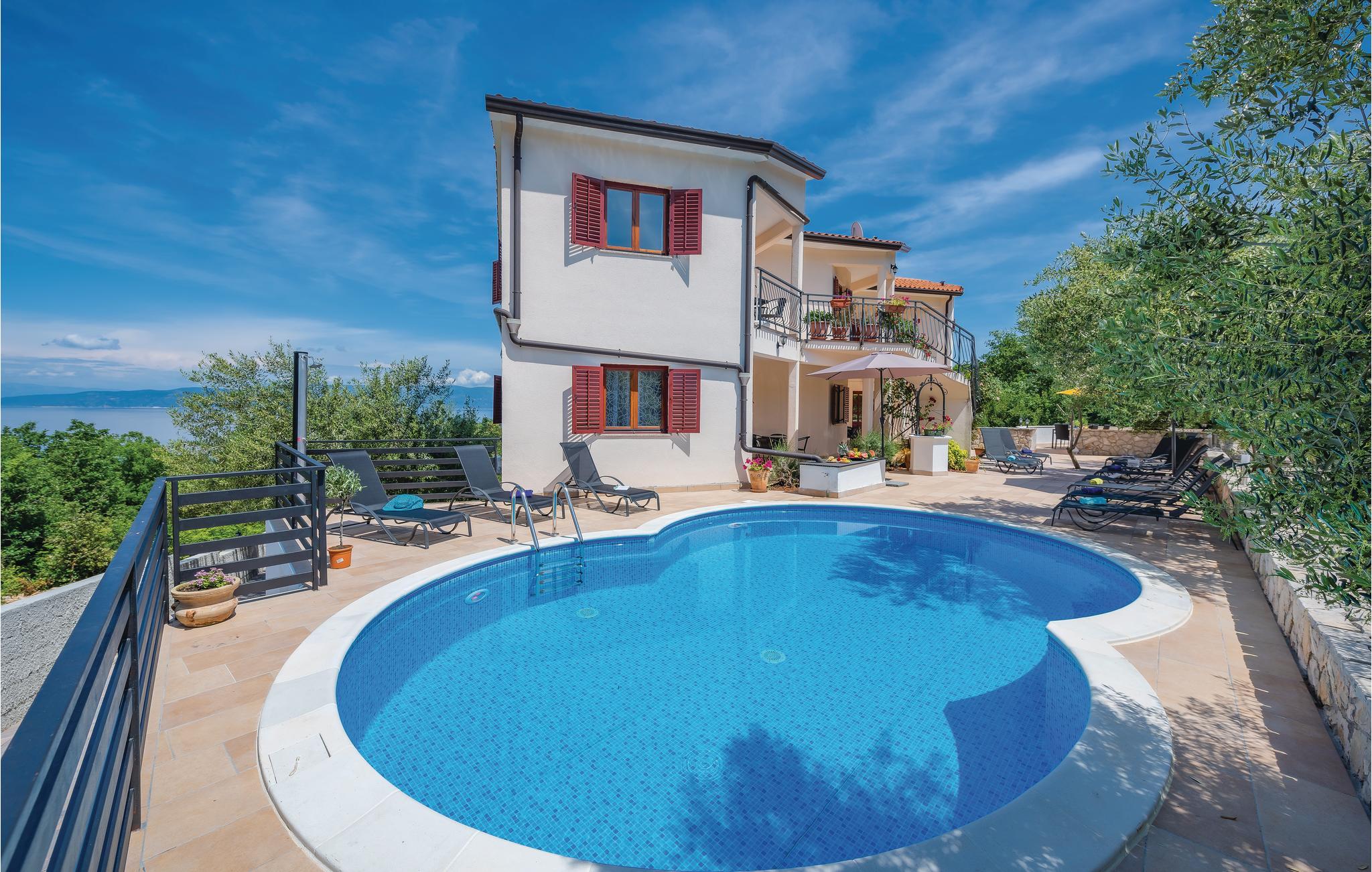 Vakantiehuis met zwembad in Labin-Drenje (Kroatië) voor 4 personen