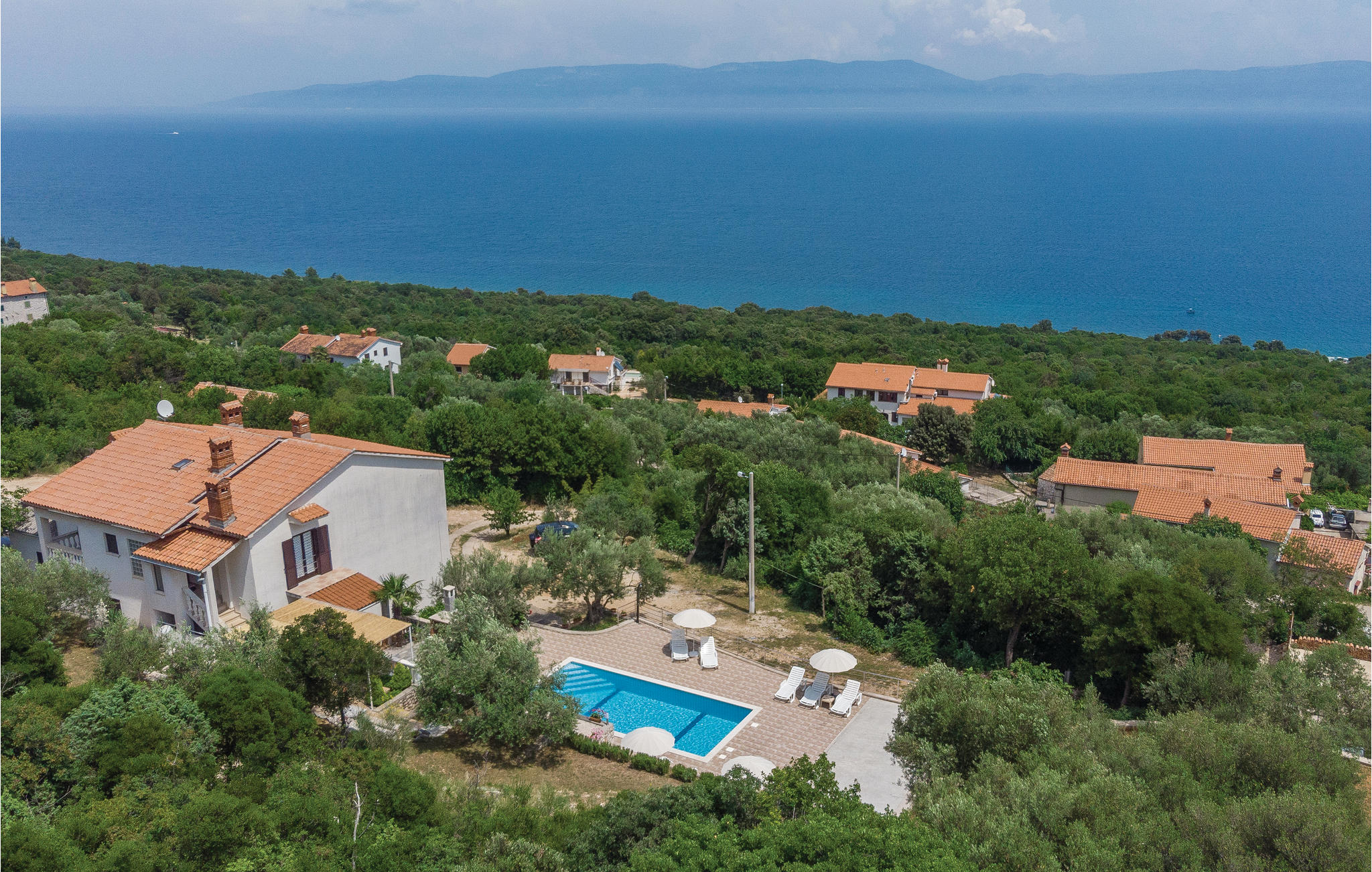 Vakantiehuis met zwembad in Labin-Ravni (Kroatië) voor 7 personen