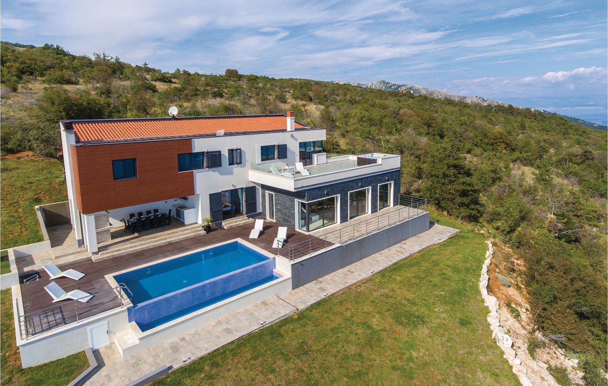 Vakantiehuis met privé zwembad in Labin-Ripenda Kosi (Kroatië) voor 8 personen