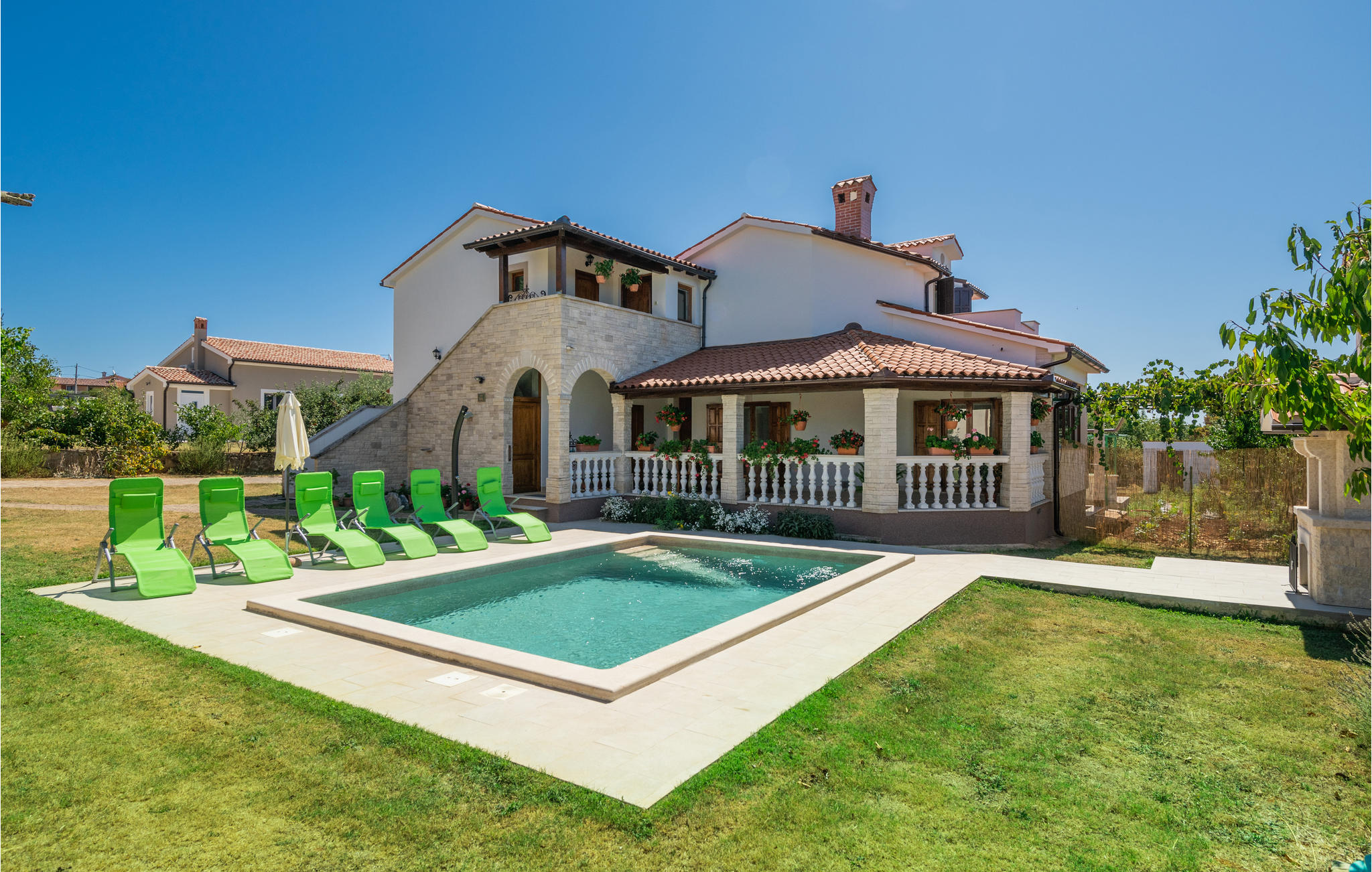 Vakantiehuis met privé zwembad in Barban-Orihi (Kroatië) voor 8 personen