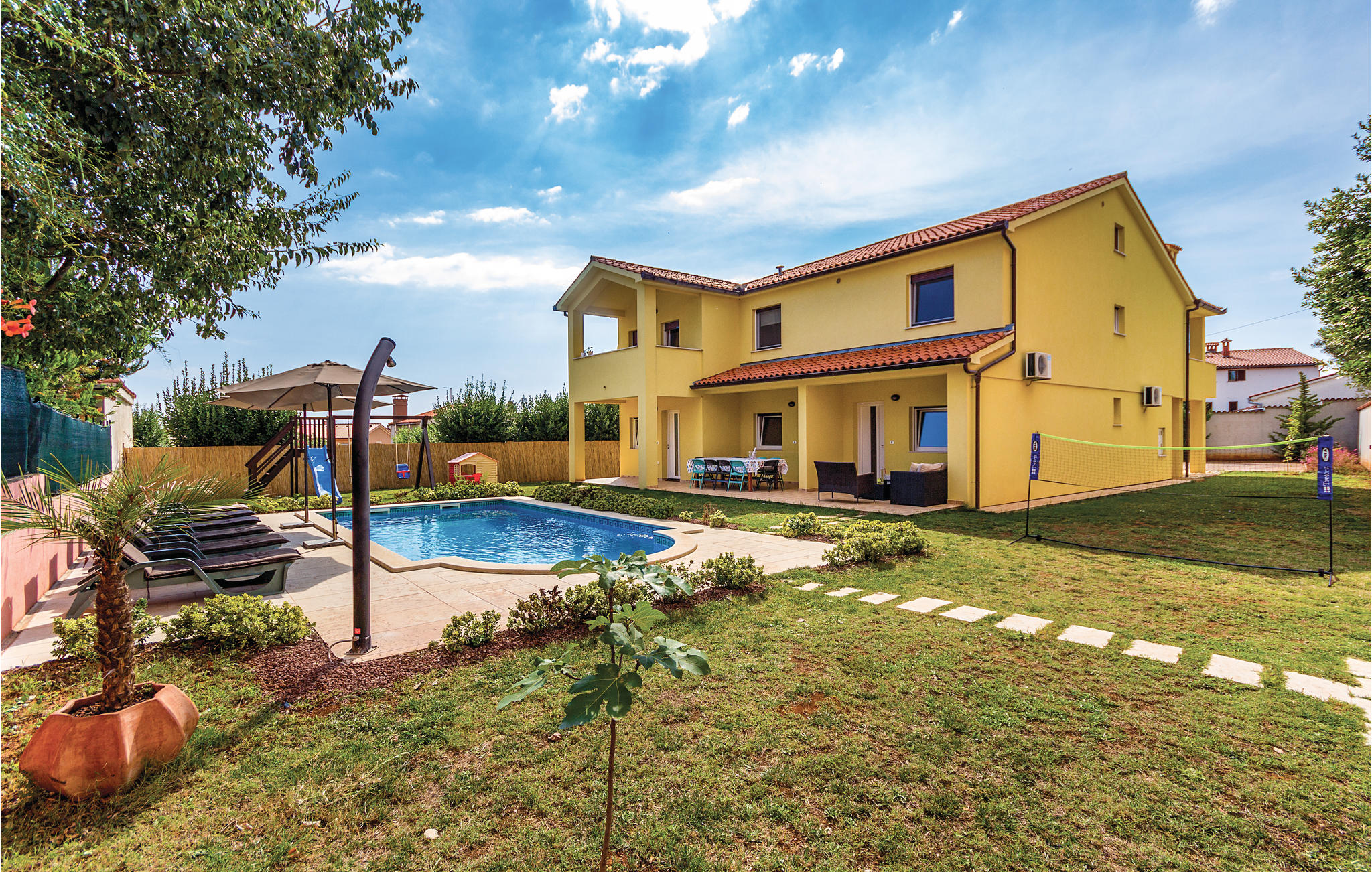 Vakantiehuis met privé zwembad in Medulin (Kroatië) voor 10 personen