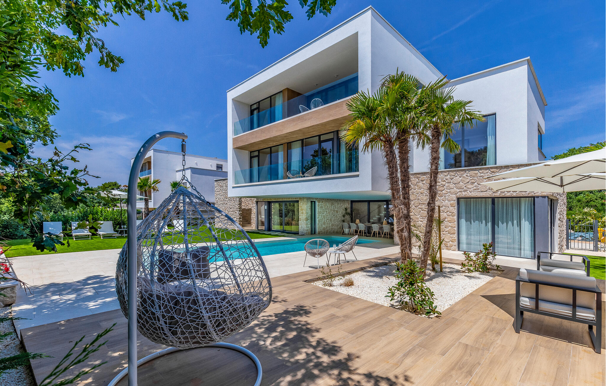 Vakantiehuis met privé zwembad in Medulin - Pomer (Kroatië) voor 12 personen