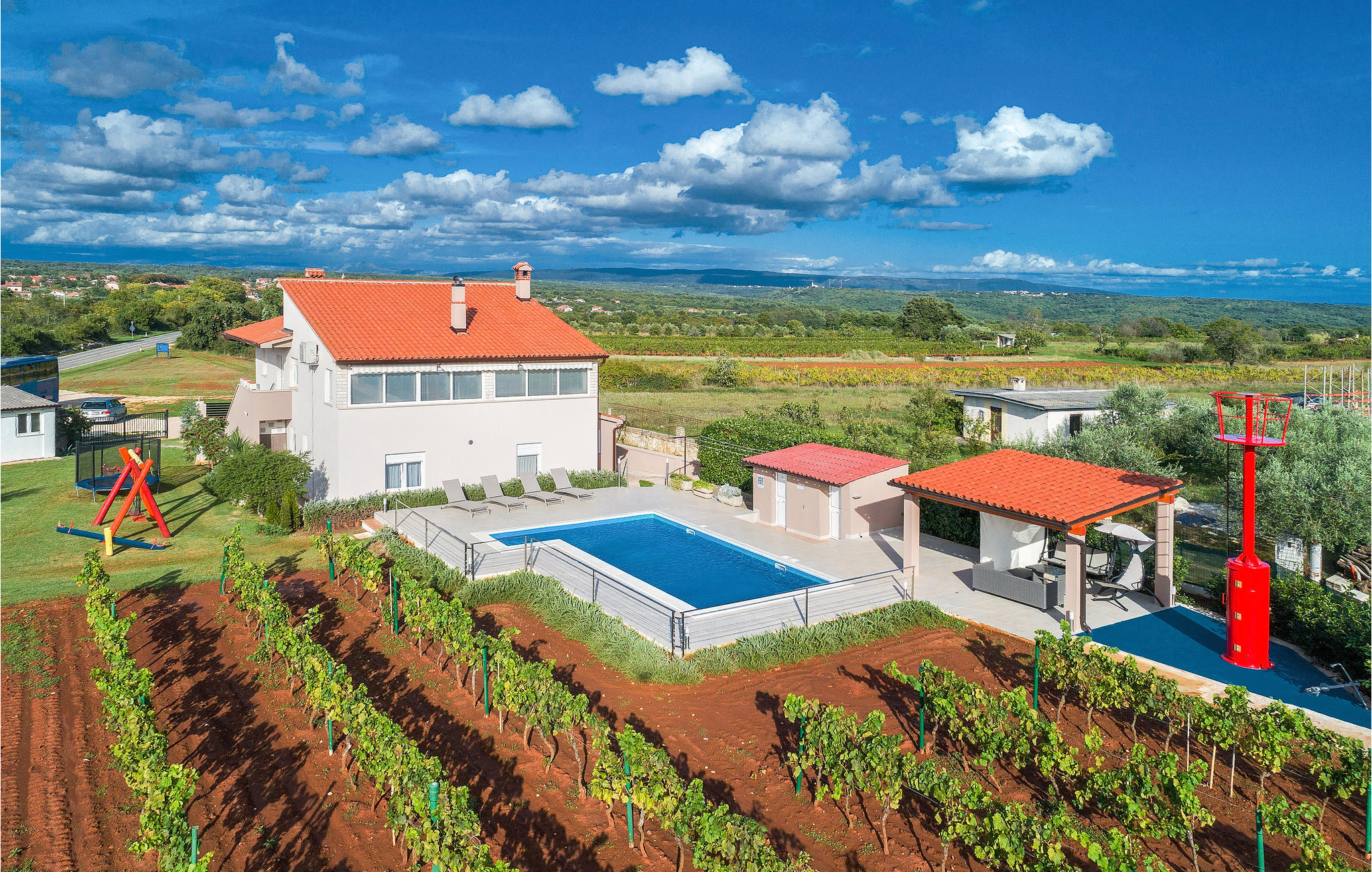 Vakantiehuis met privé zwembad in Pula-Marcana (Kroatië) voor 6 personen