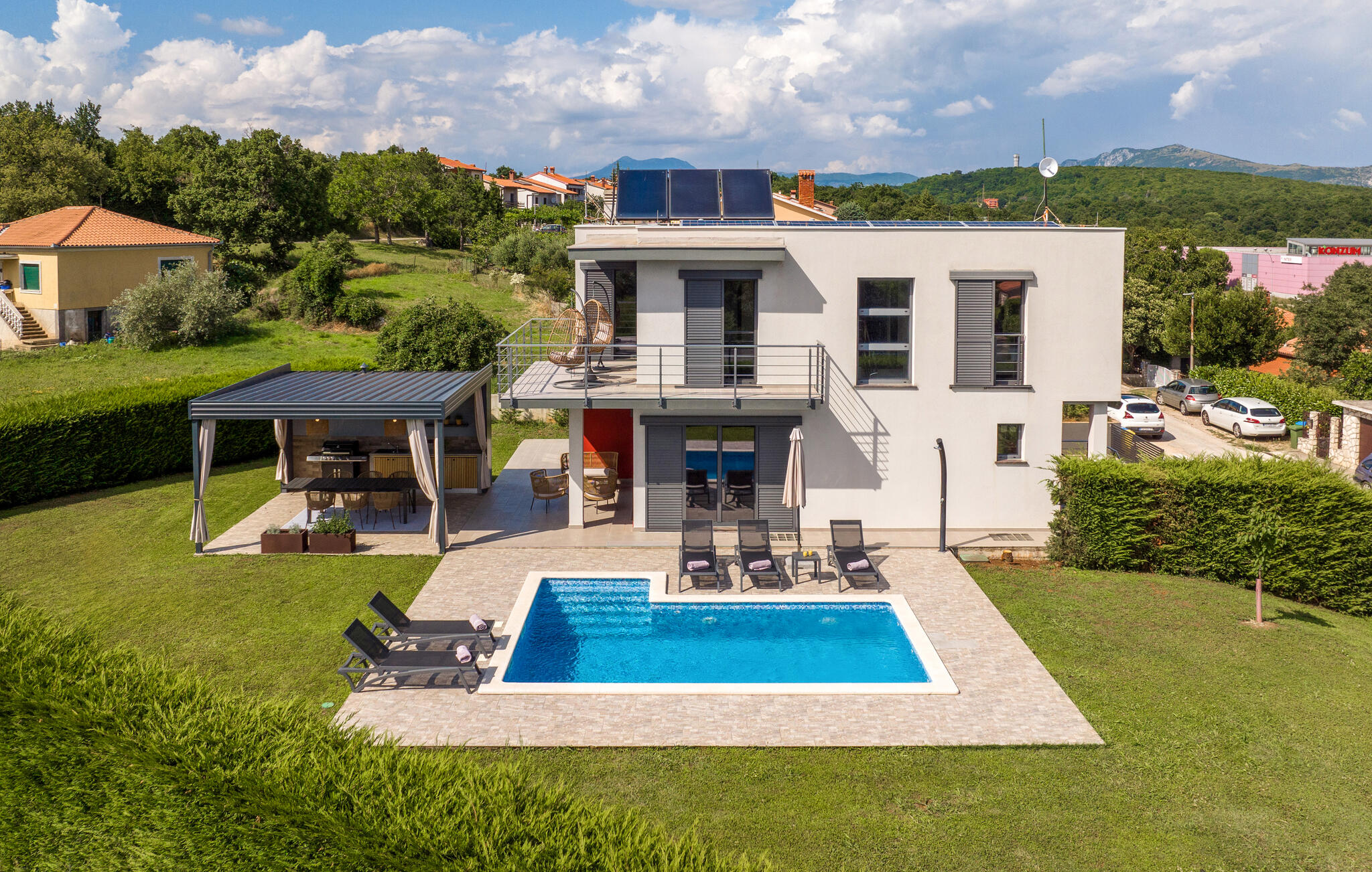 Vakantiehuis met privé zwembad in Labin (Kroatië) voor 5 personen