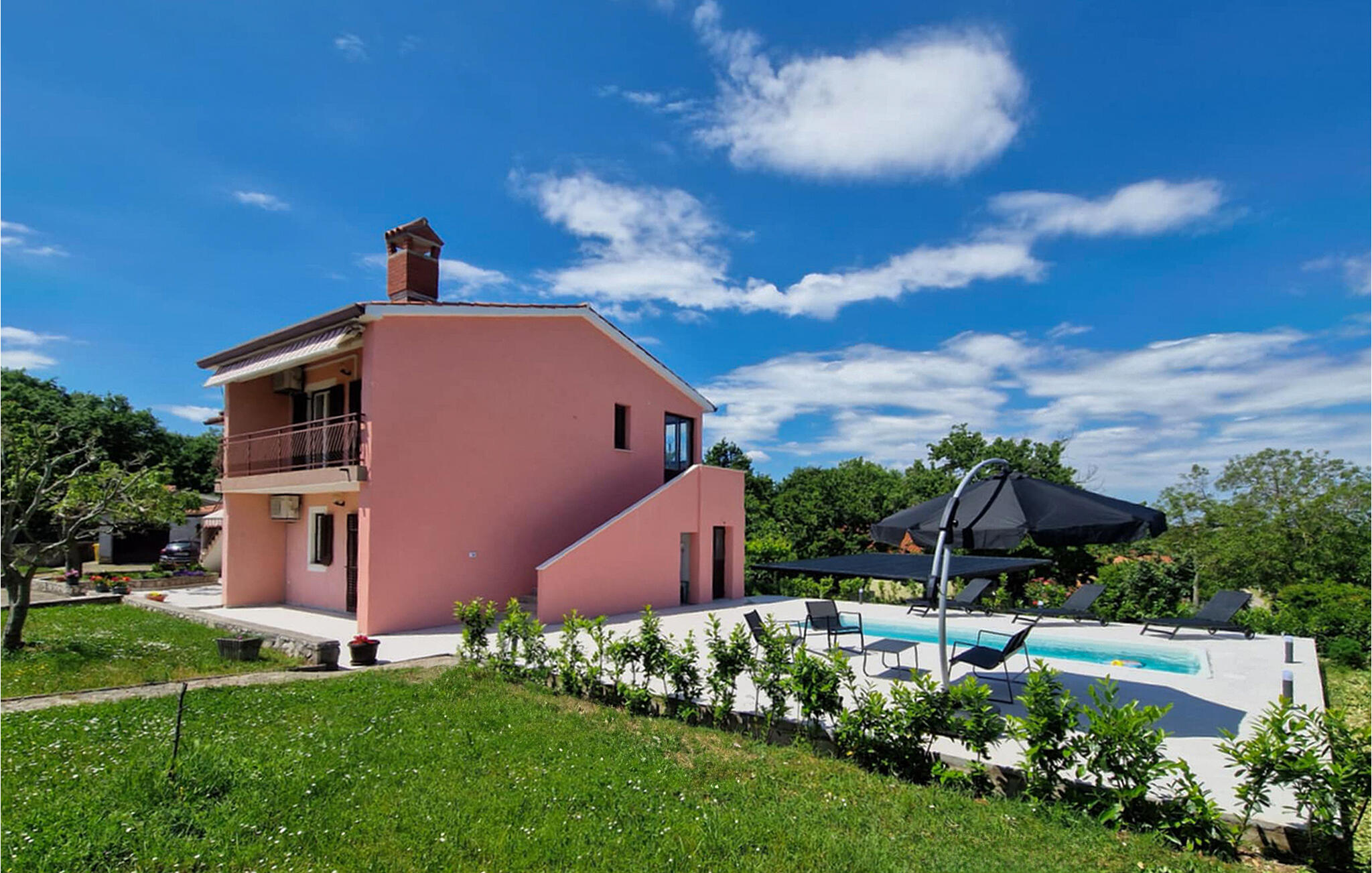 Vakantiehuis met privé zwembad in Labin-Strmac (Kroatië) voor 5 personen