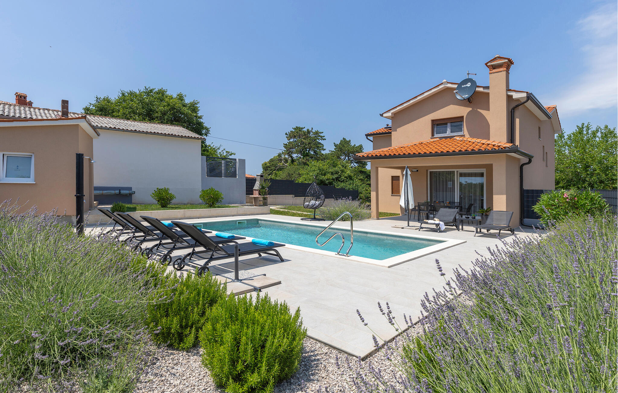 Vakantiehuis met privé zwembad in Labin (Kroatië) voor 6 personen