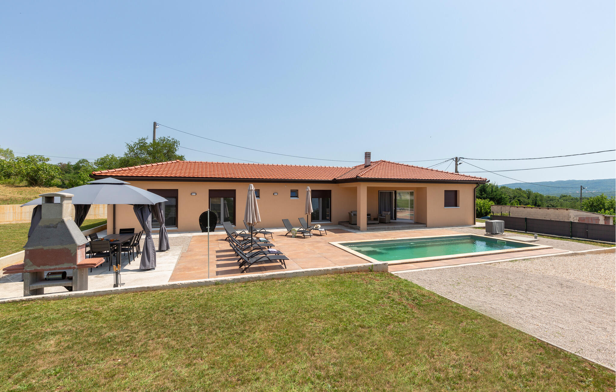 Vakantiehuis met privé zwembad in Labin- Topit (Kroatië) voor 8 personen