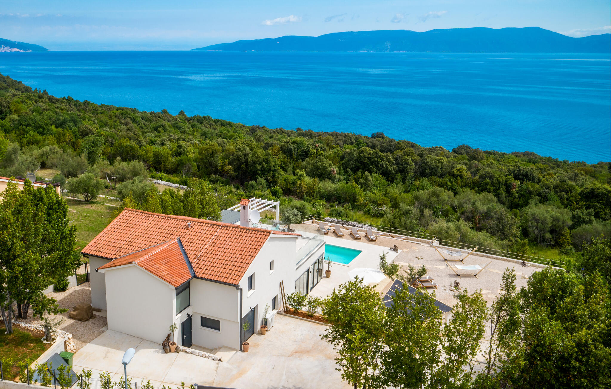 Vakantiehuis met privé zwembad in Labin - Ravni (Kroatië) voor 12 personen