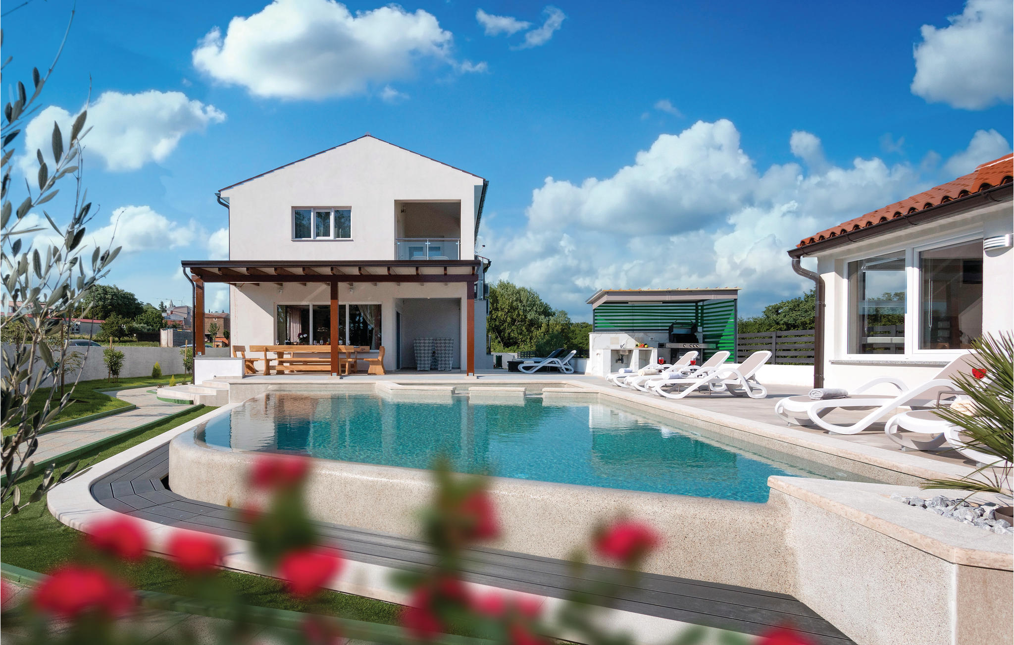 Vakantiehuis met privé zwembad in Pula-Marcana (Kroatië) voor 12 personen