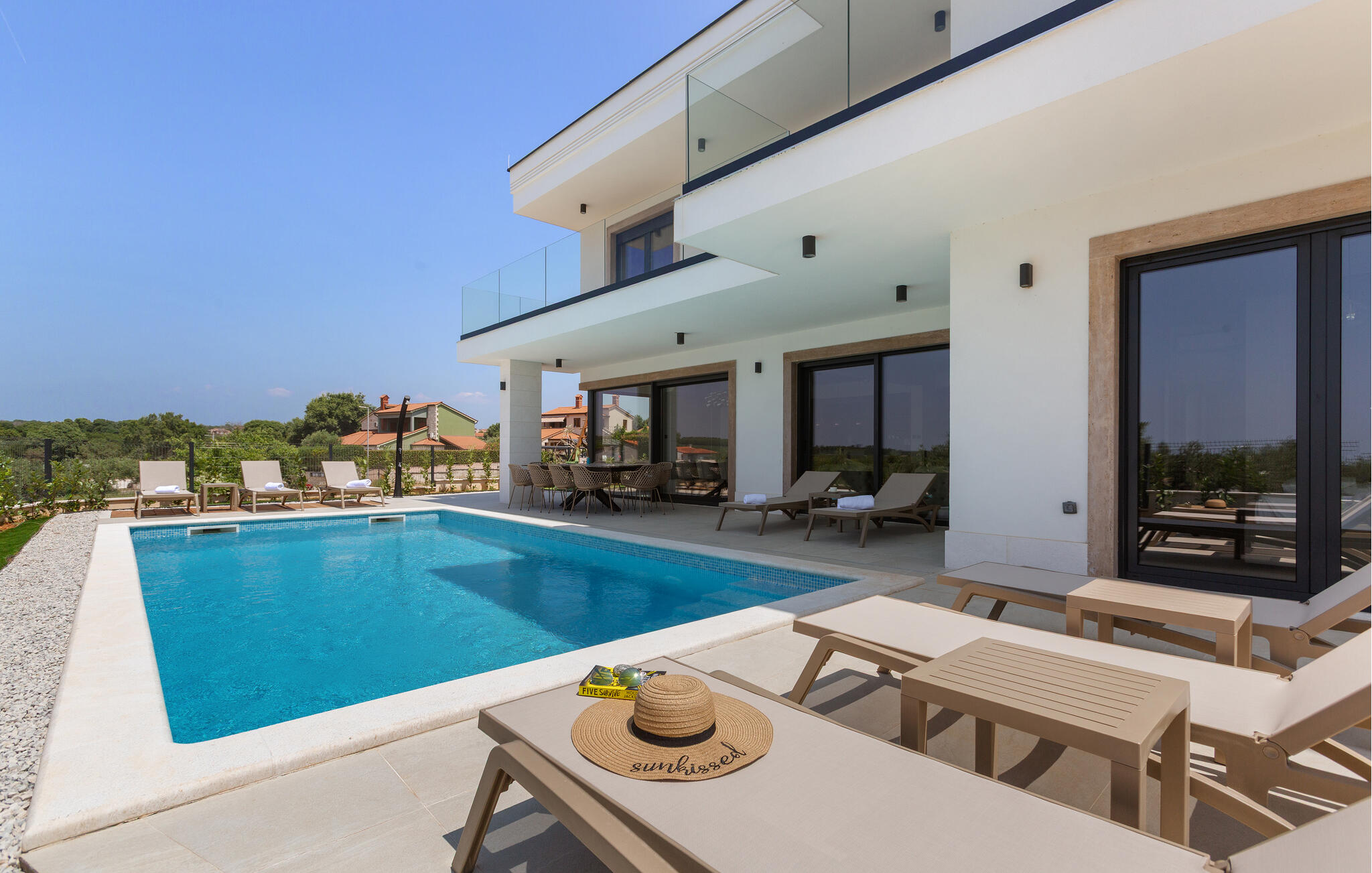 Vakantiehuis met privé zwembad in Pula - Galizana (Kroatië) voor 8 personen