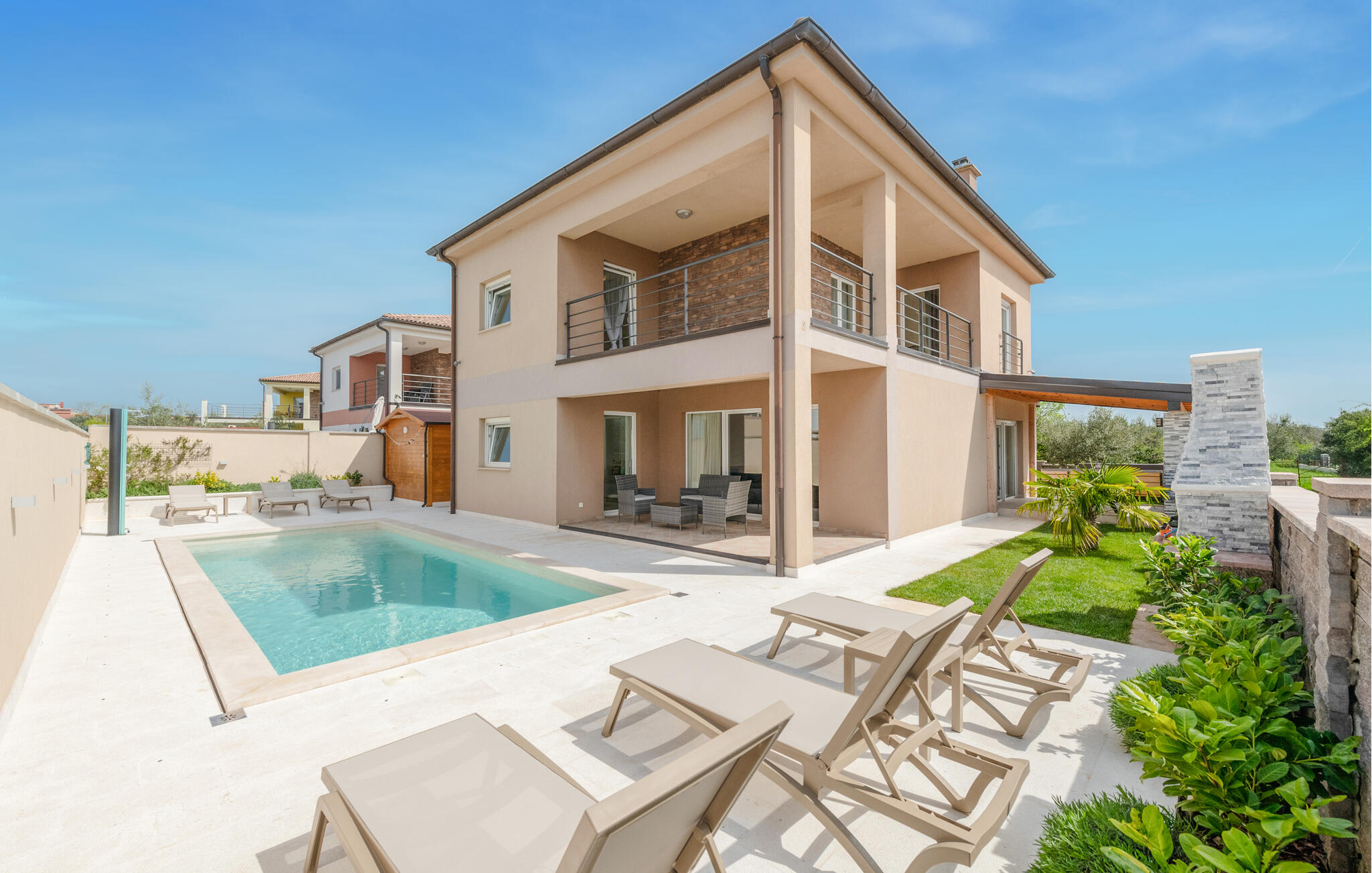 Vakantiehuis met privé zwembad in Vodnjan (Kroatië) voor 8 personen