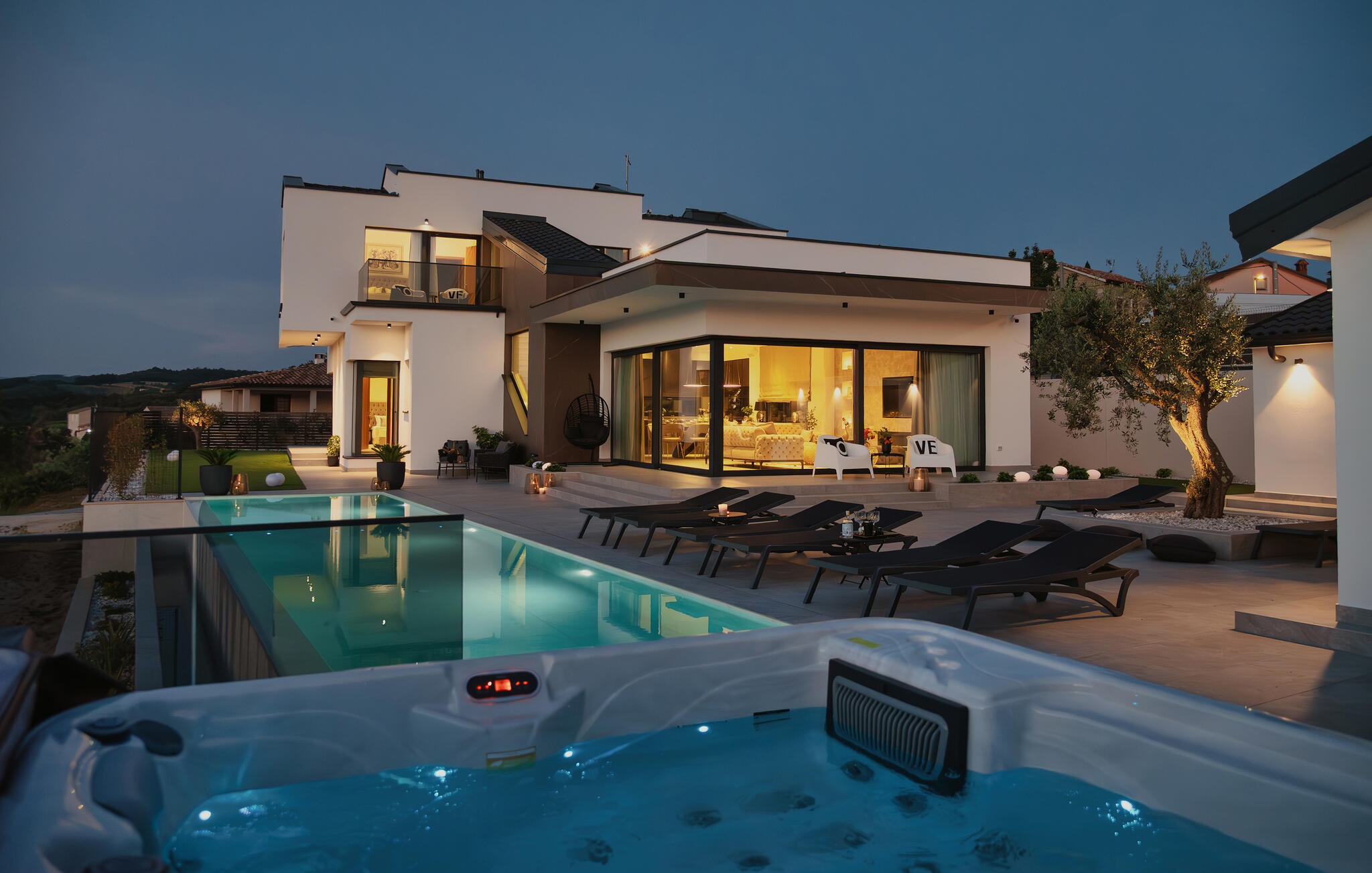 Vakantiehuis met privé zwembad in Buje-Momjan (Kroatië) voor 8 personen