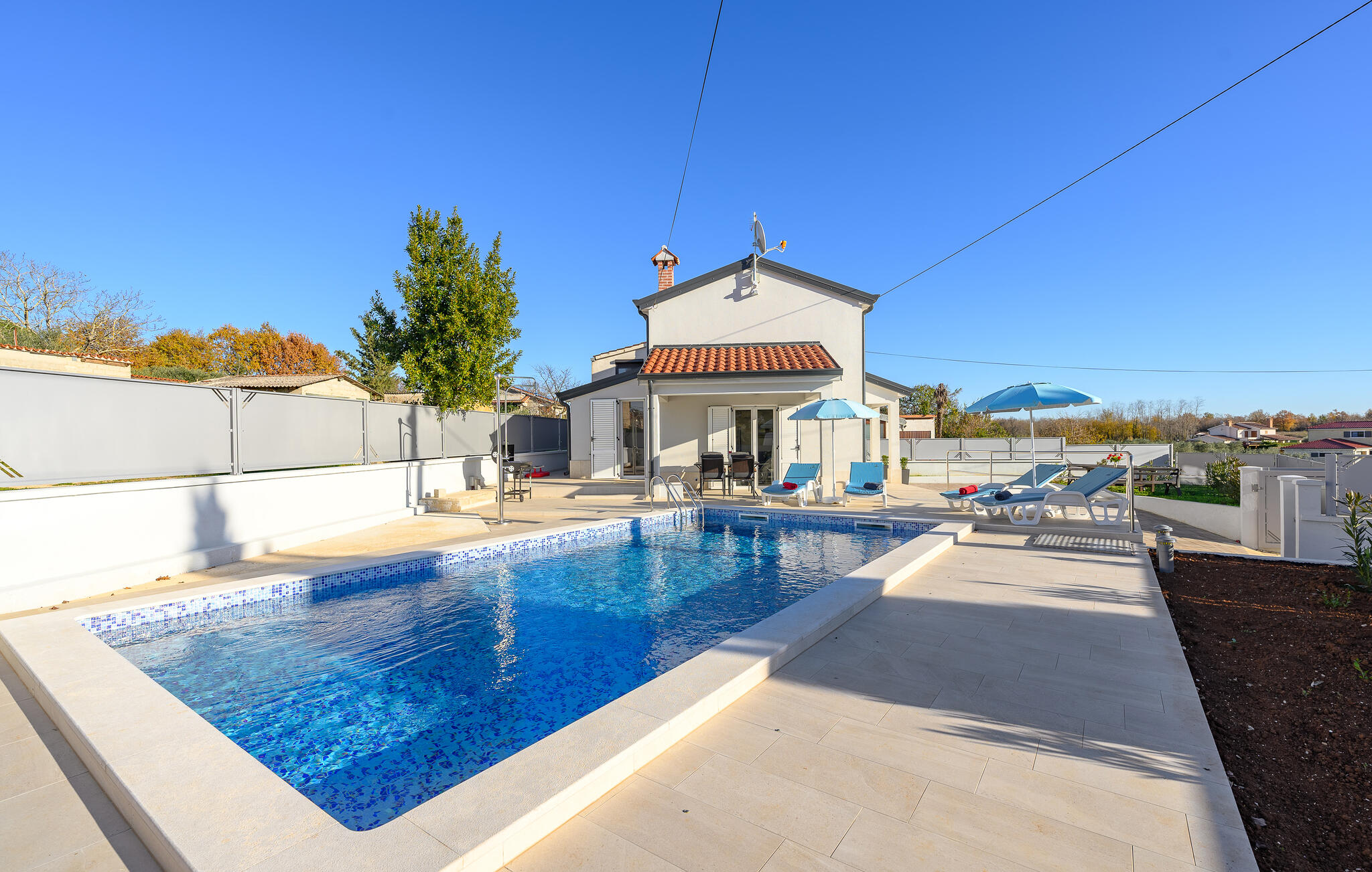 Vakantiehuis met privé zwembad in Visnjan - Krancici (Kroatië) voor 4 personen
