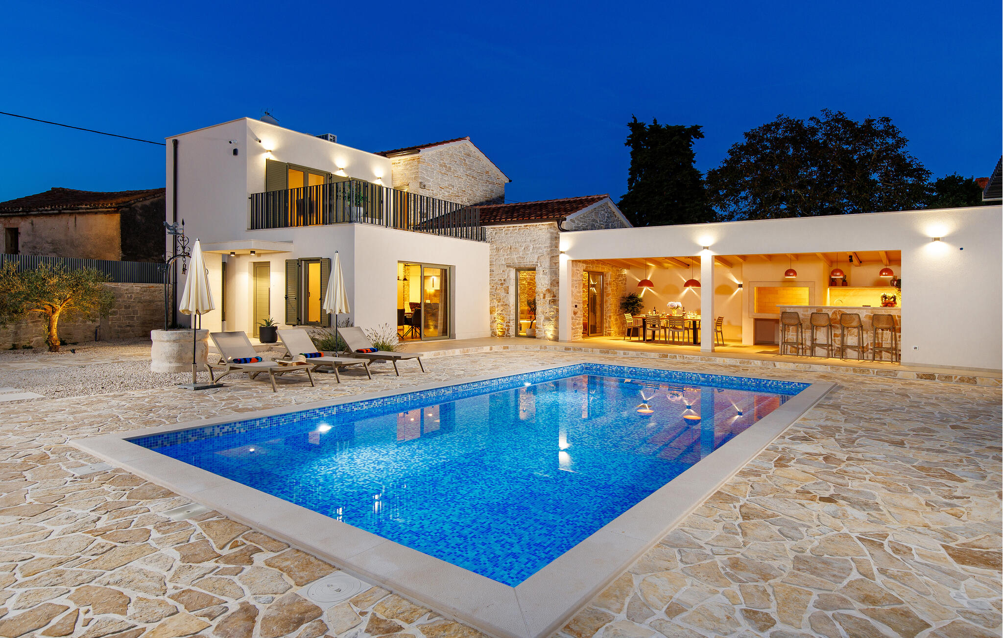 Vakantiehuis met privé zwembad in Kanfanar - Maruzini (Kroatië) voor 6 personen