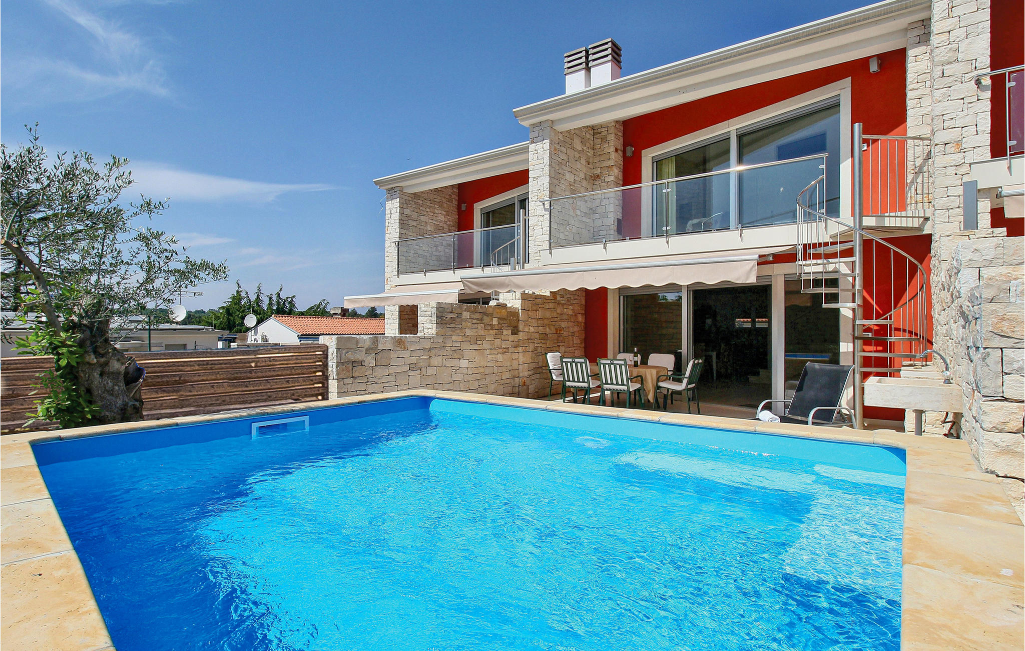Vakantiehuis met privé zwembad in Umag-SvIvan (Kroatië) voor 6 personen