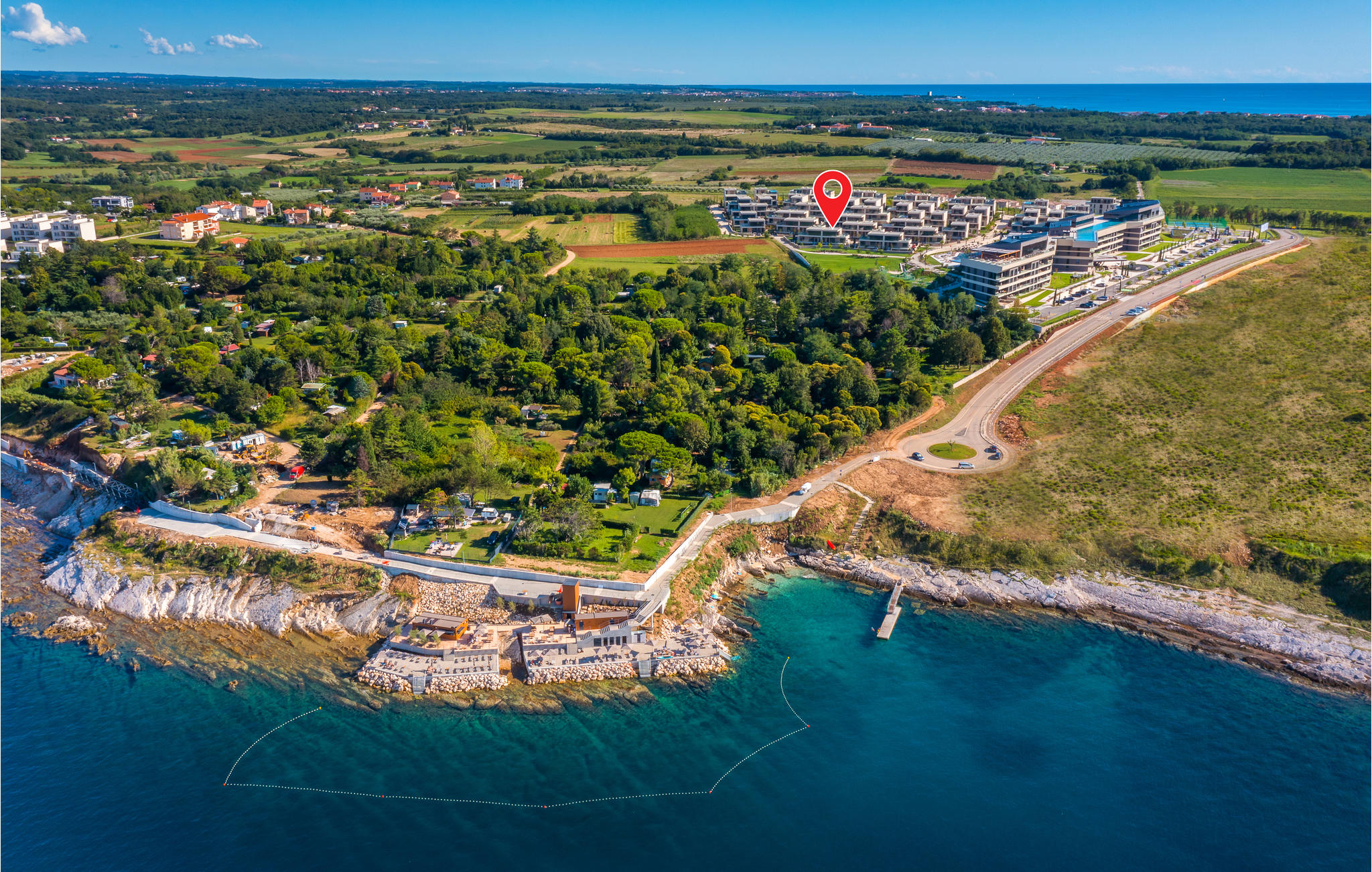 Vakantiehuis met zwembad in Umag - Crveni Vrh (Kroatië) voor 8 personen