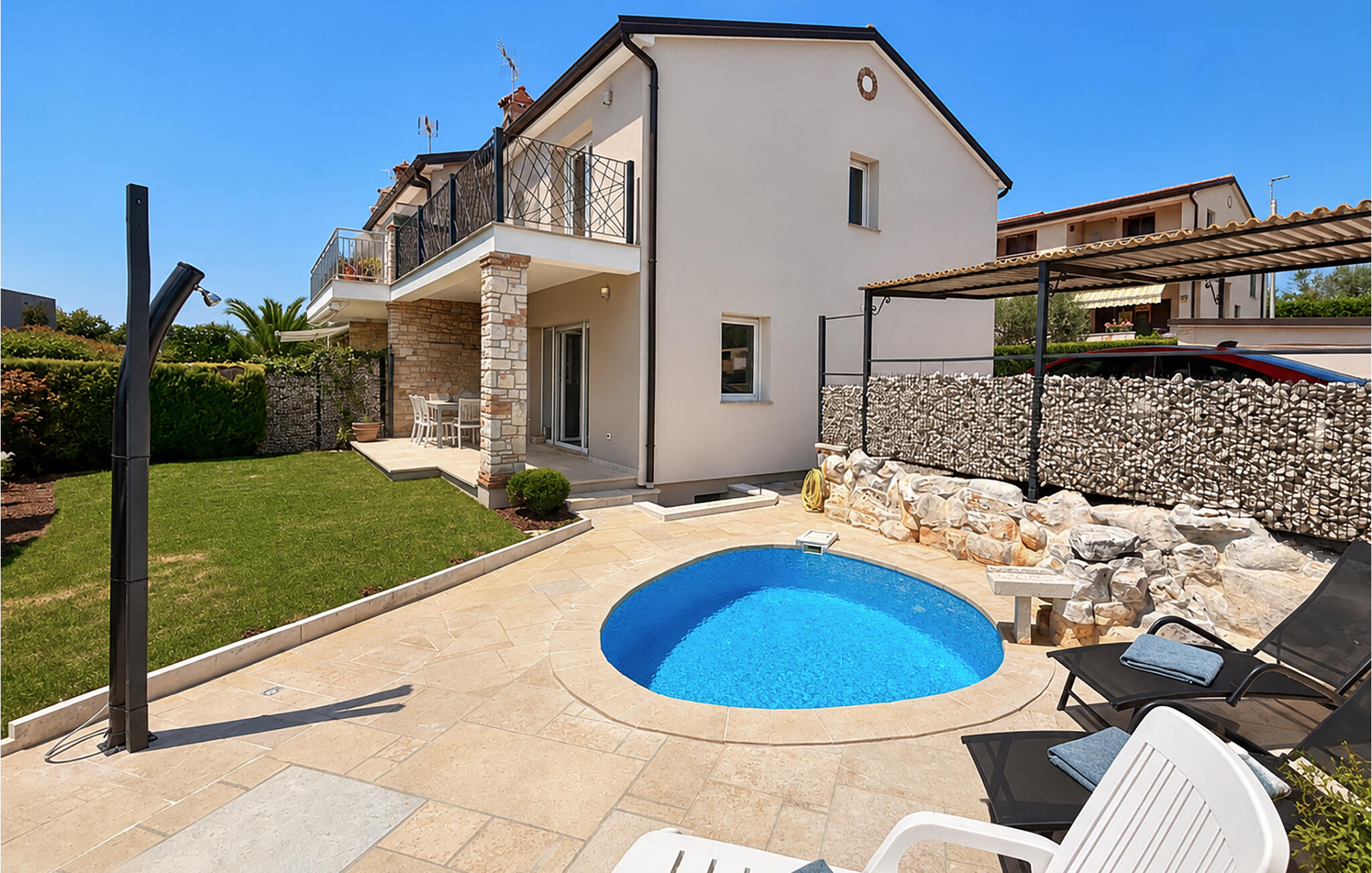 Vakantiehuis met privé zwembad in Novigrad (Kroatië) voor 4 personen