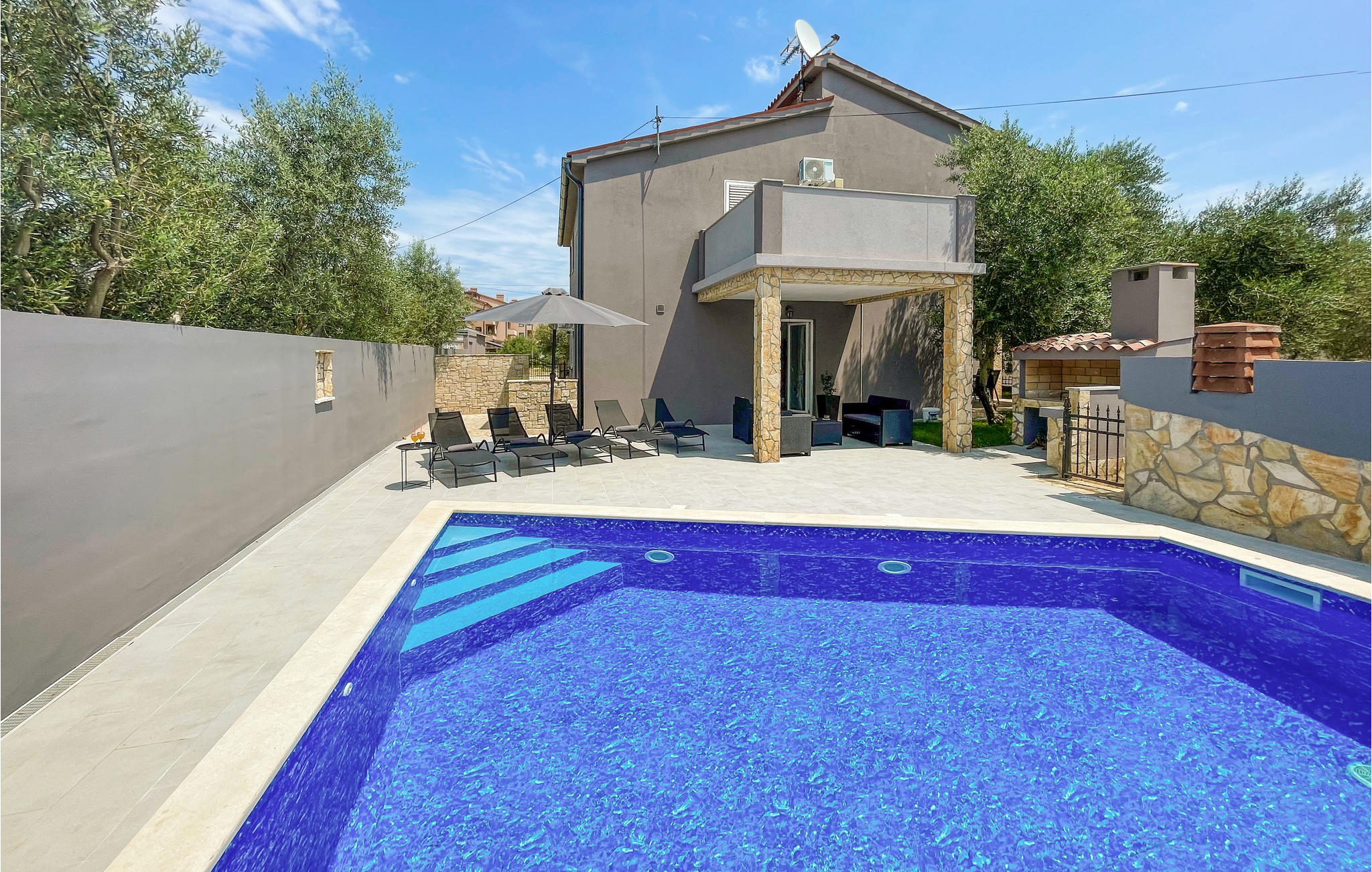 Vakantiehuis met privé zwembad in Liznjan (Kroatië) voor 6 personen