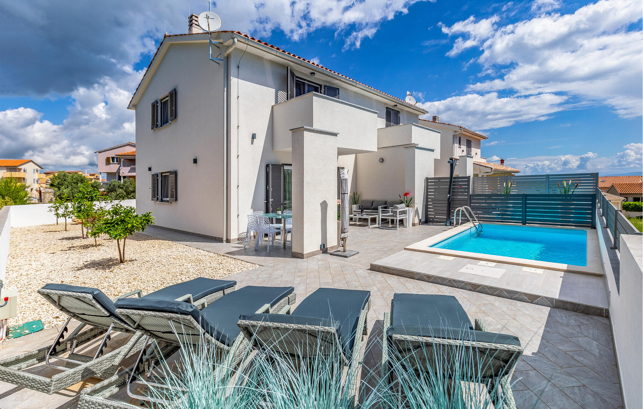 Vakantiehuis met privé zwembad in Liznjan (Kroatië) voor 6 personen