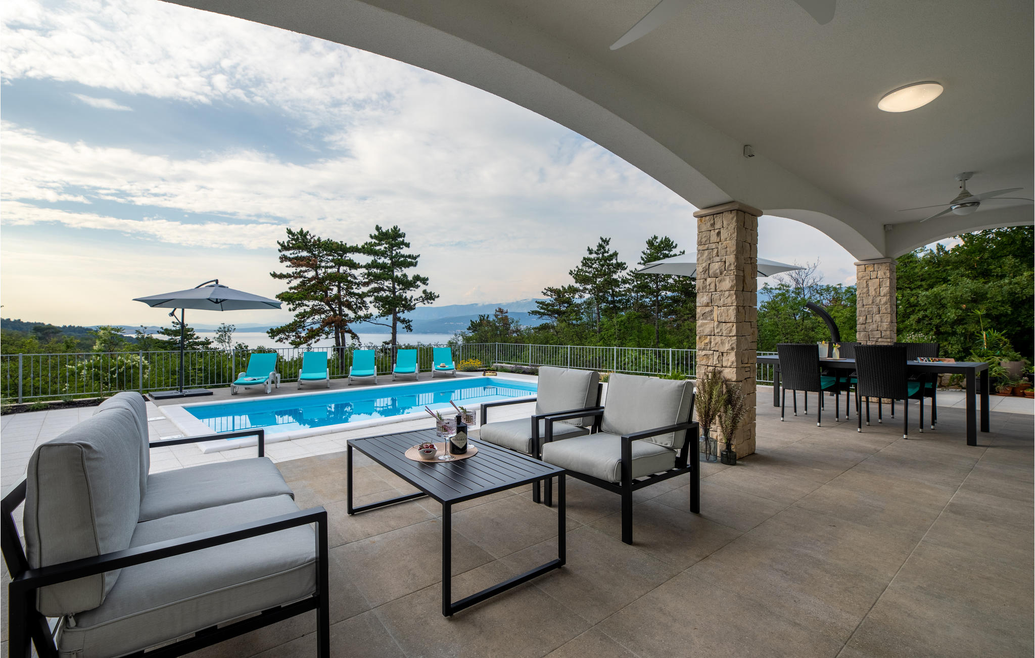 Vakantiehuis met privé zwembad in Krk-Silo (Kroatië) voor 5 personen