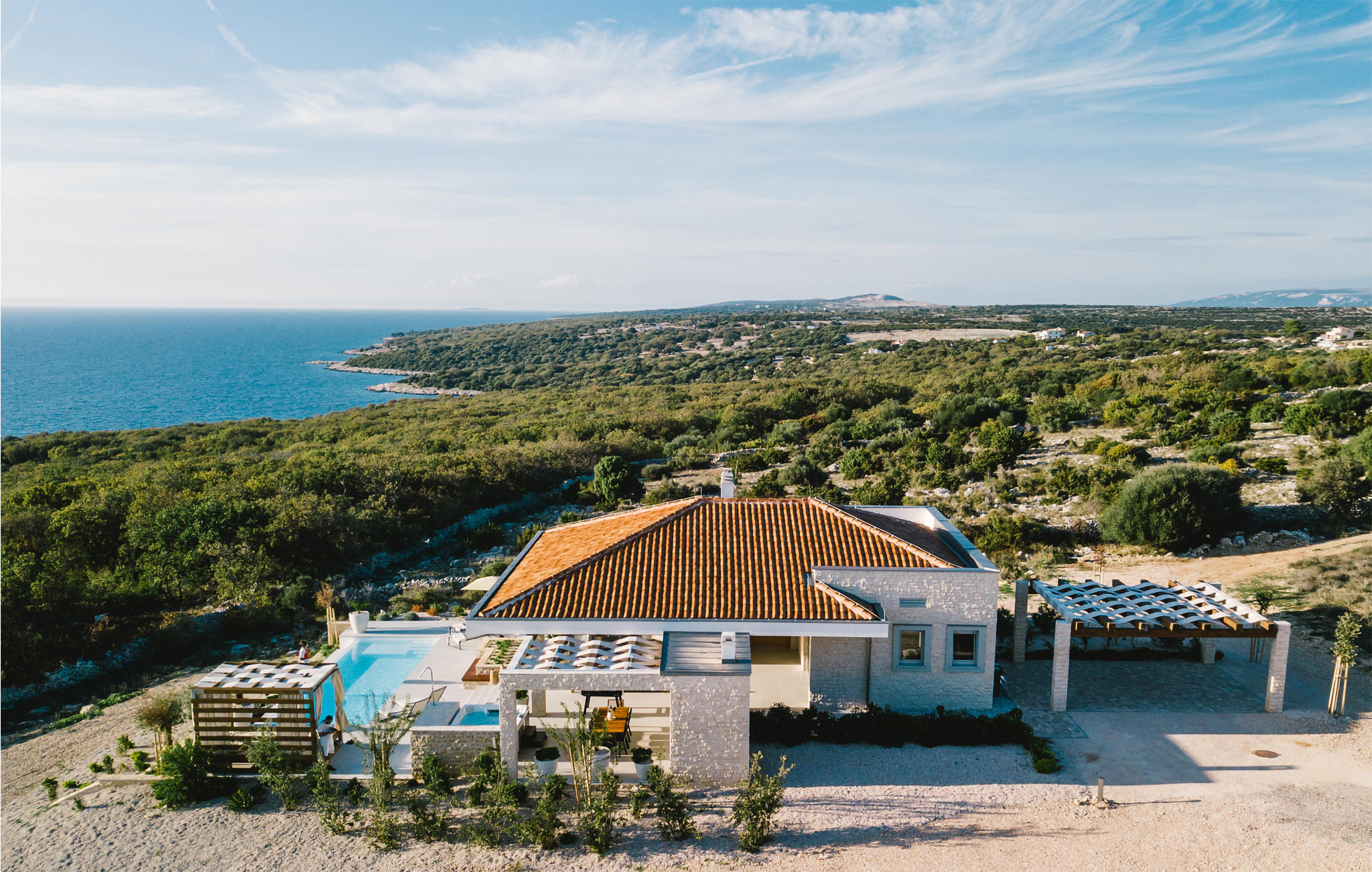 Vakantiehuis in Pag-Novalja (Kroatië) 1 hond is welkom