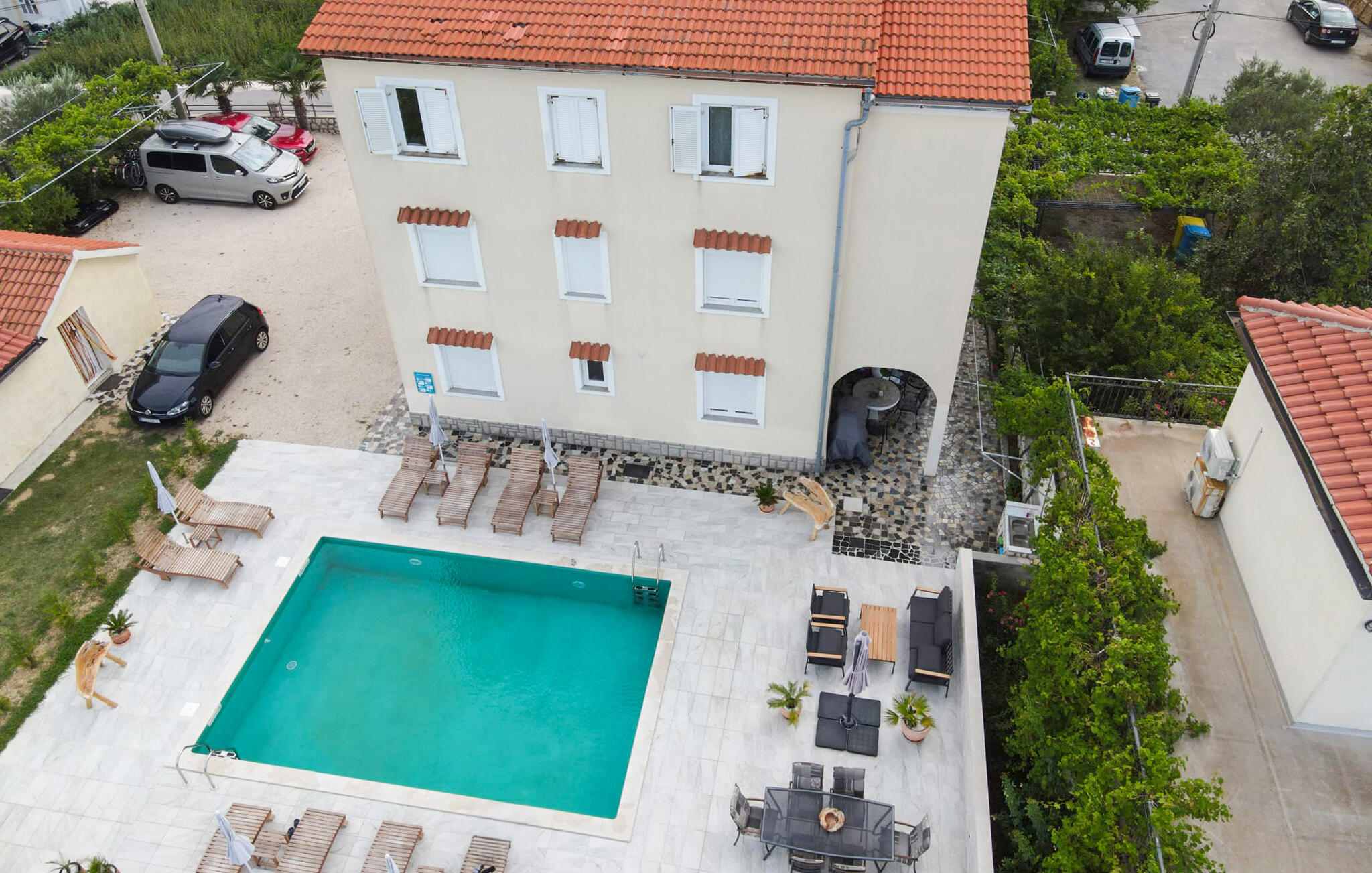 Vakantiehuis met zwembad in Rab - Lopar (Kroatië) voor 4 personen