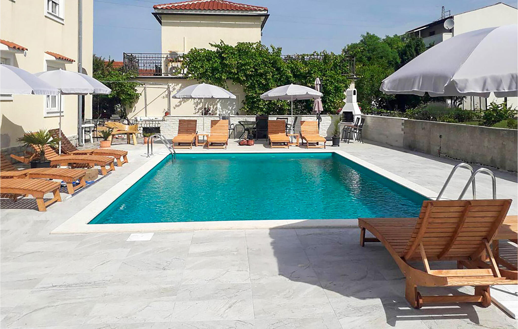 Vakantiehuis met zwembad in Rab - Lopar (Kroatië) voor 4 personen