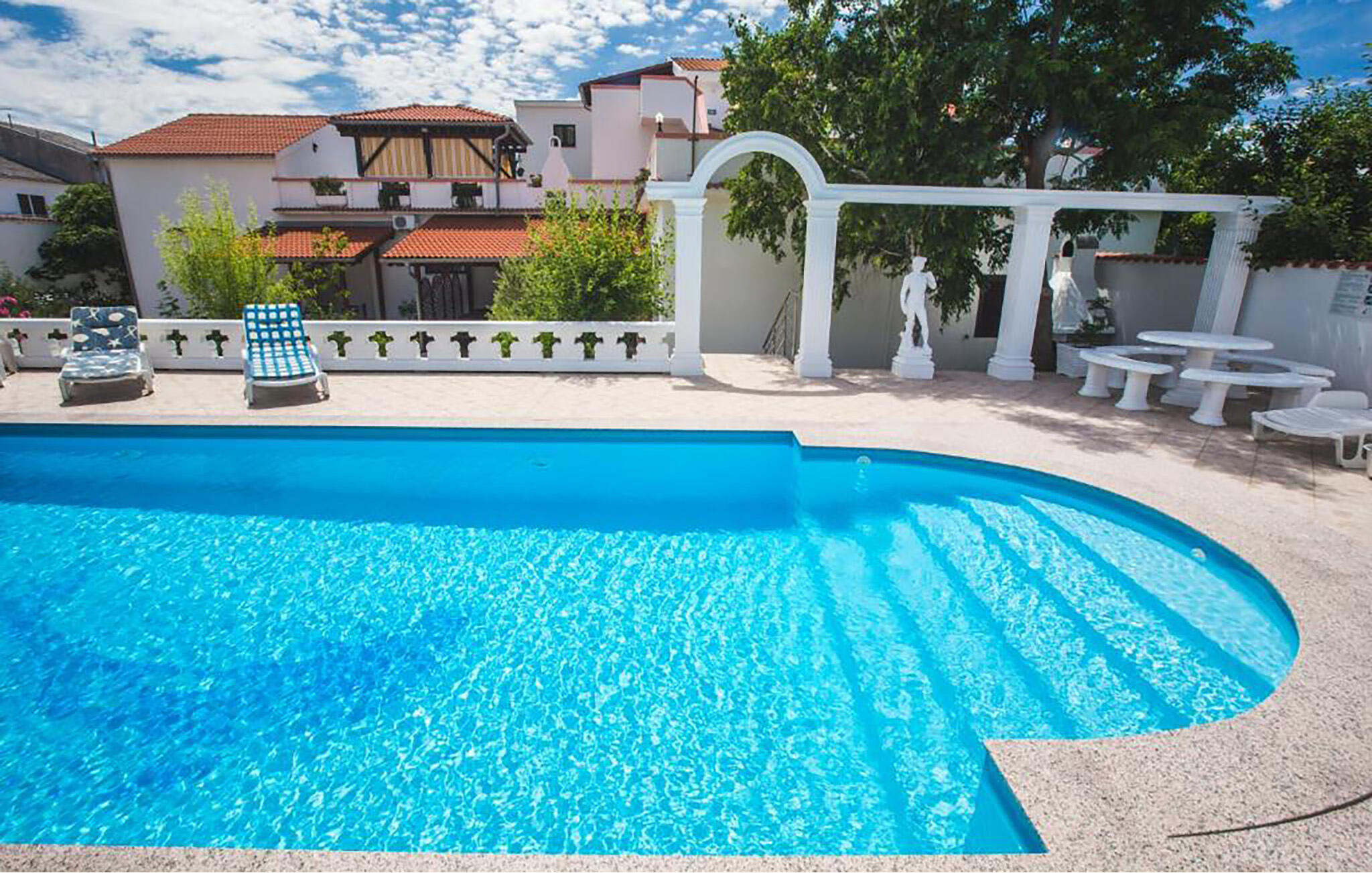 Vakantiehuis met zwembad in Rab - Kampor (Kroatië) voor 2 personen