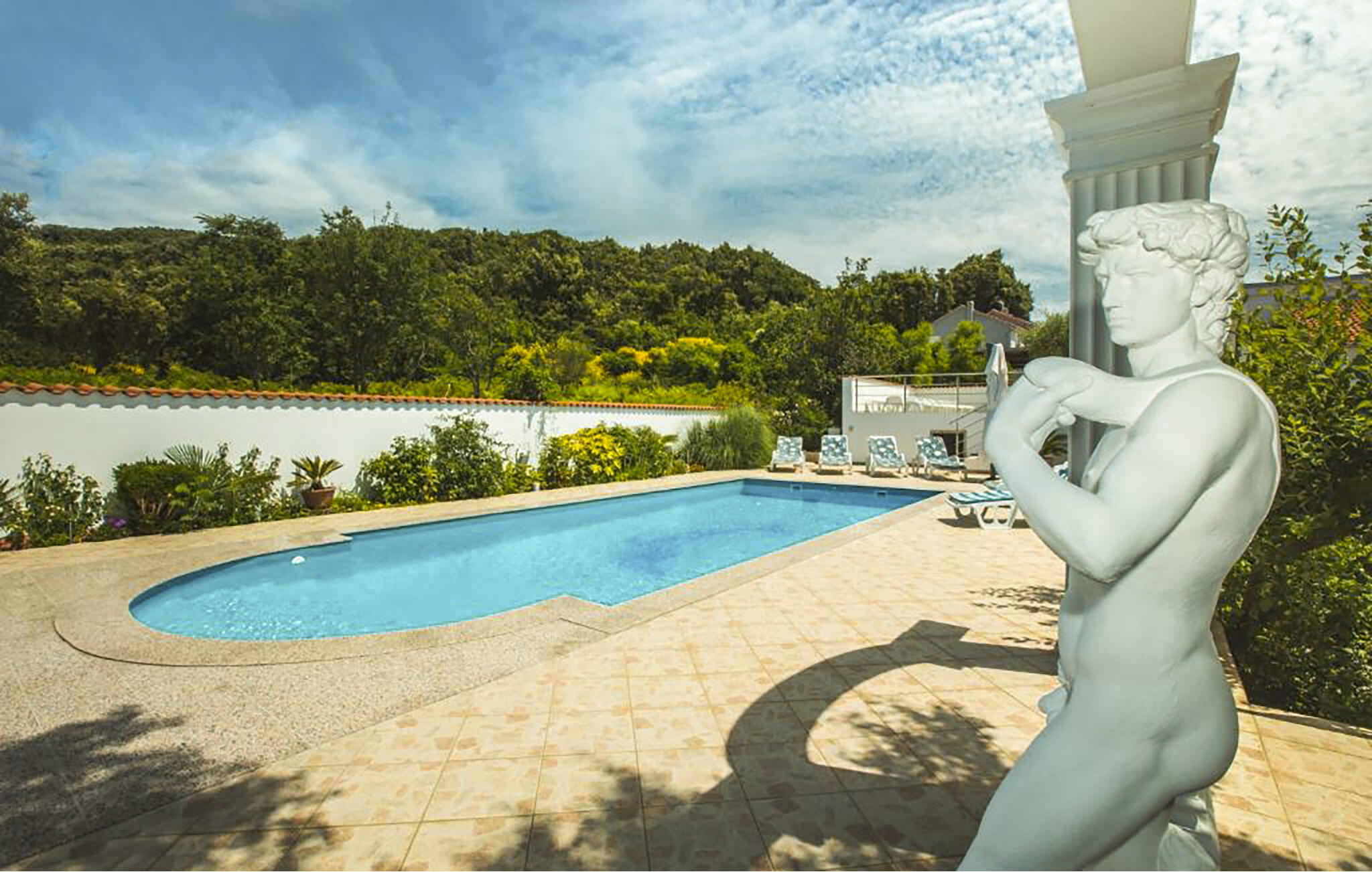 Vakantiehuis met zwembad in Rab - Kampor (Kroatië) voor 4 personen