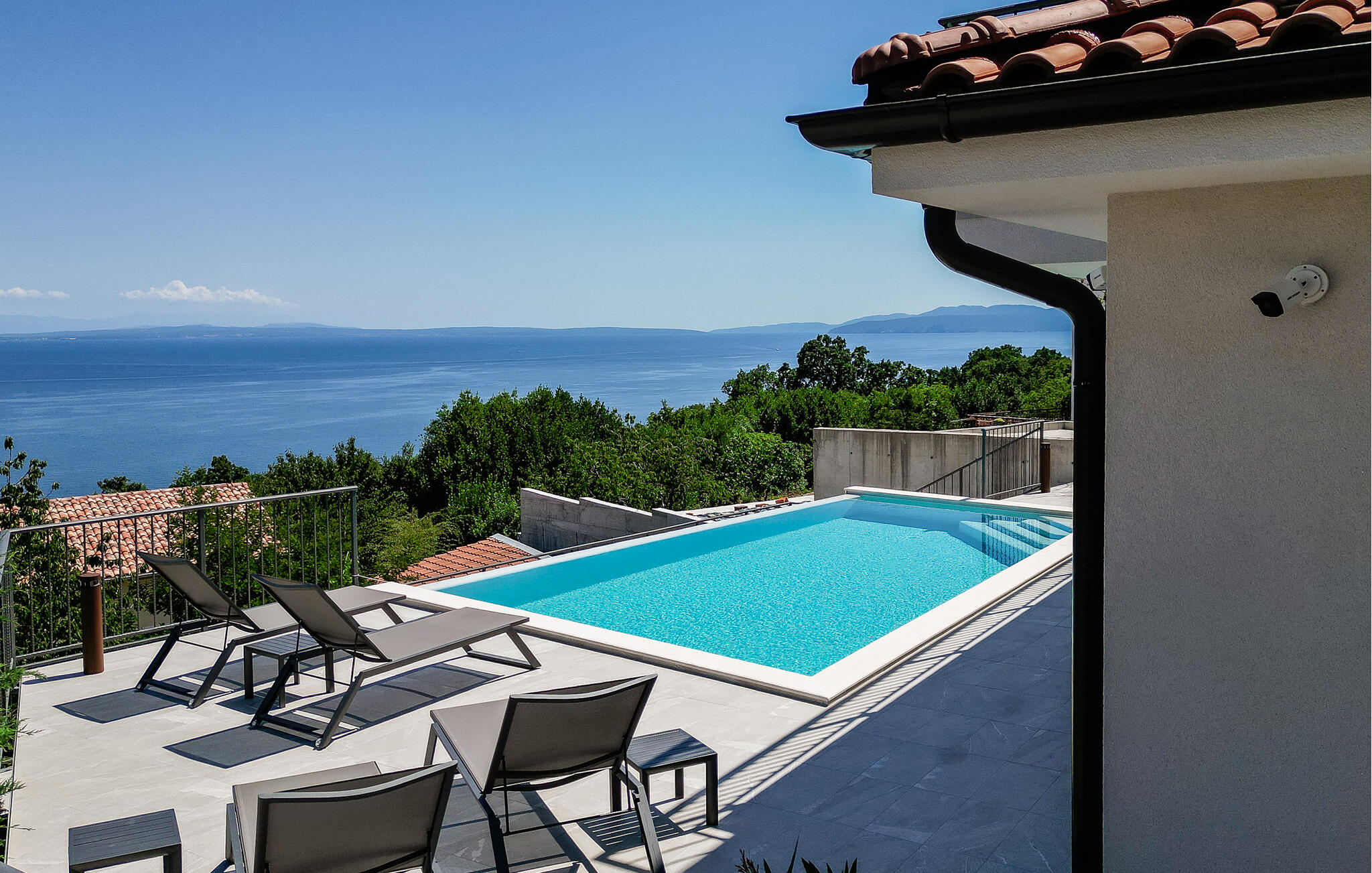 Vakantiehuis met privé zwembad in Opatija - Pobri (Kroatië) voor 8 personen