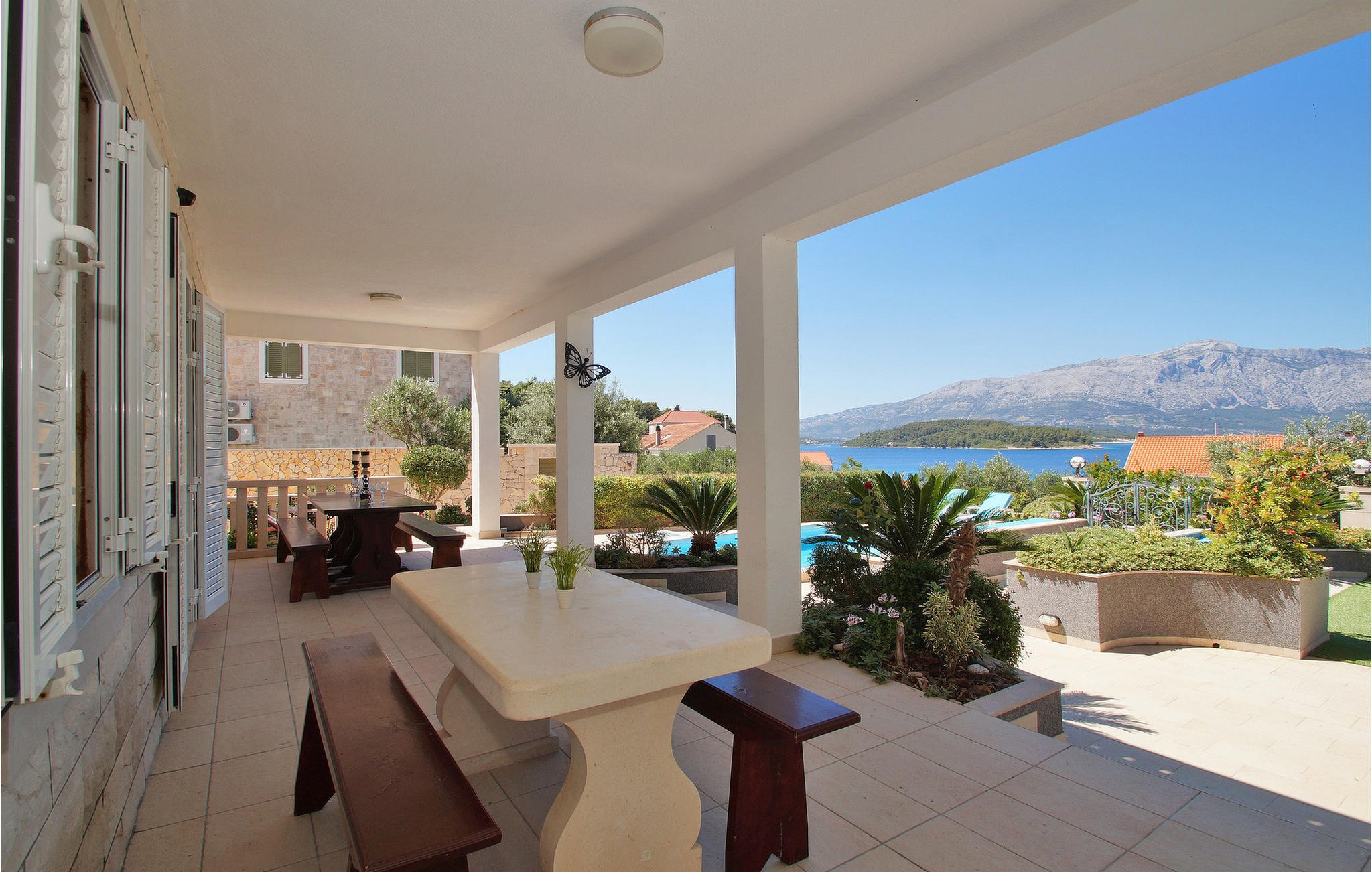 Vakantiehuis met privé zwembad in Korcula-Lumbarda (Kroatië) voor 12 personen