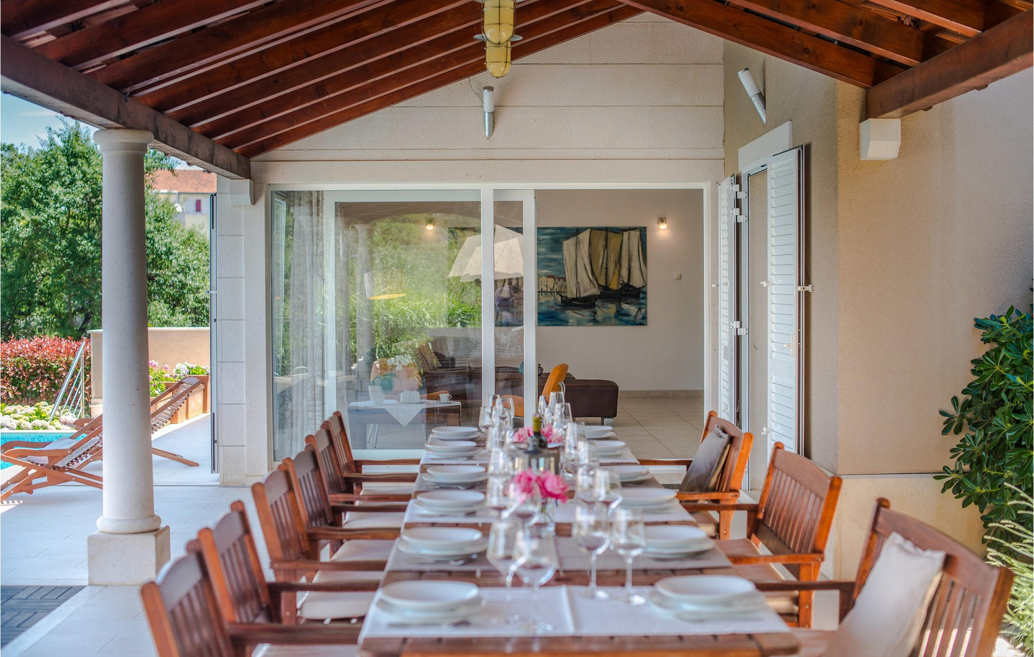 Vakantiehuis met privé zwembad in Brac-Mirca (Kroatië) voor 13 personen