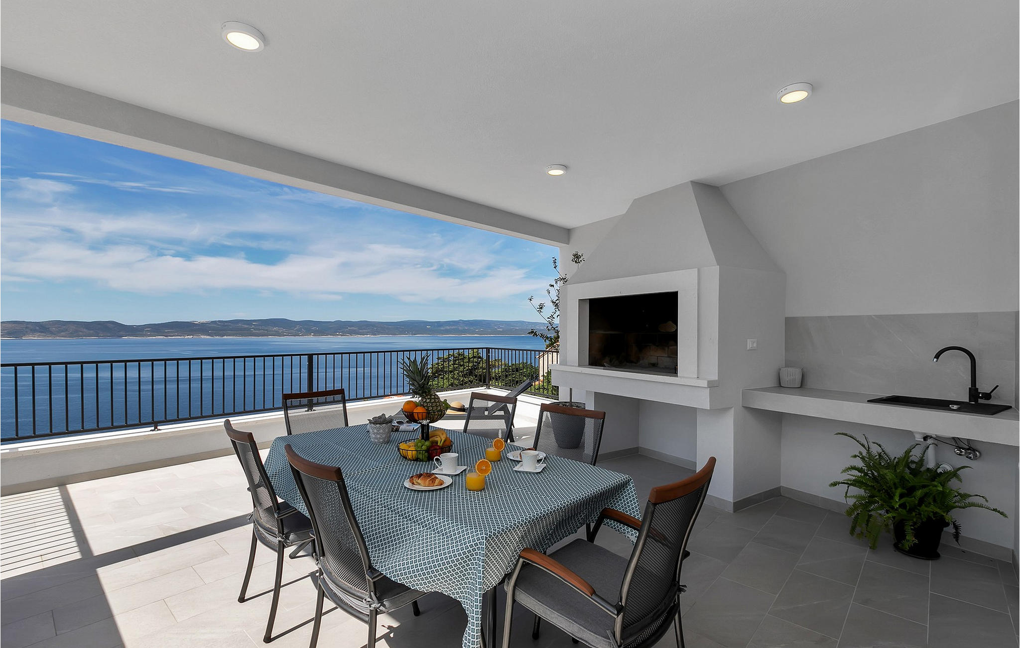 Vakantiehuis met privé zwembad in Makarska-Brela (Kroatië) voor 6 personen