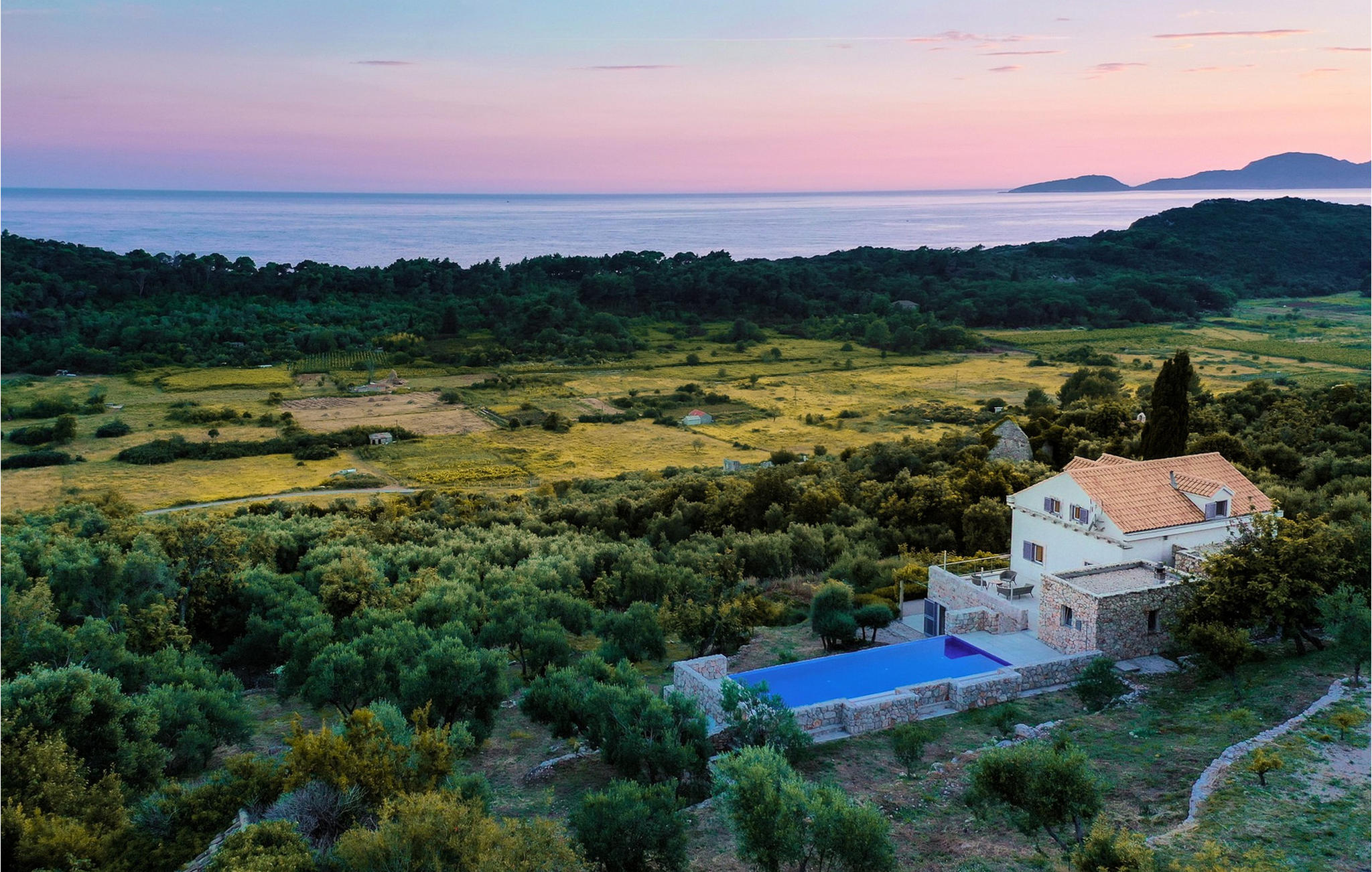 Vakantiehuis met privé zwembad in Dubrovnik-Sudurad-  Sipanska Lu (Kroatië) voor 10 personen