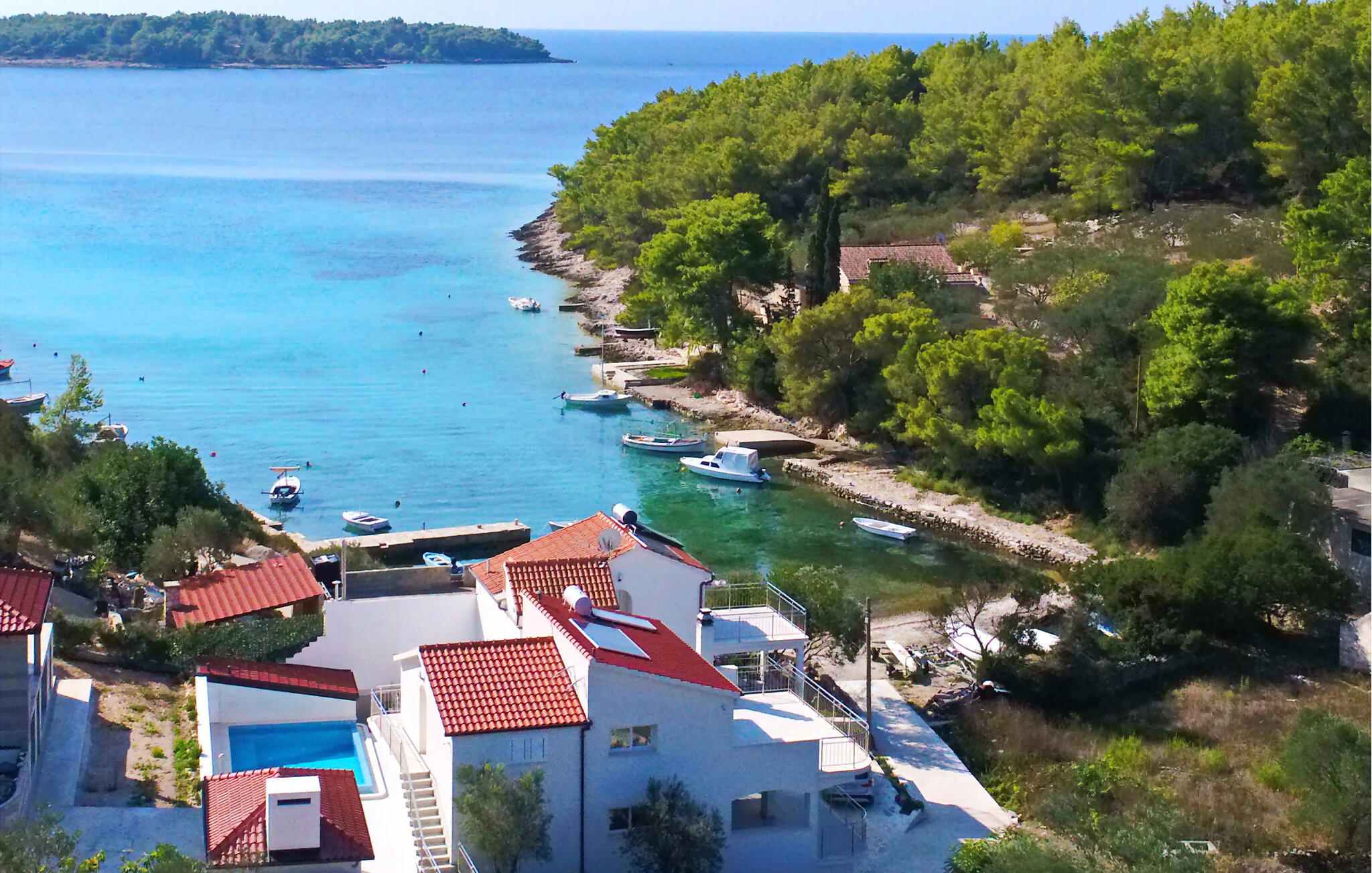 Vakantiehuis met privé zwembad in Korcula-Vela Luka (Kroatië) voor 12 personen