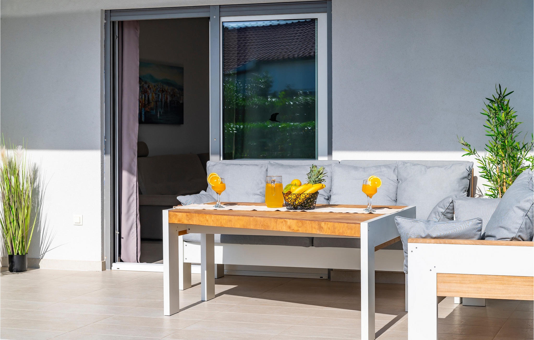 Vakantiehuis met omheinde tuin in Sibenik-Jadrija (Kroatië) 1 hond is welkom