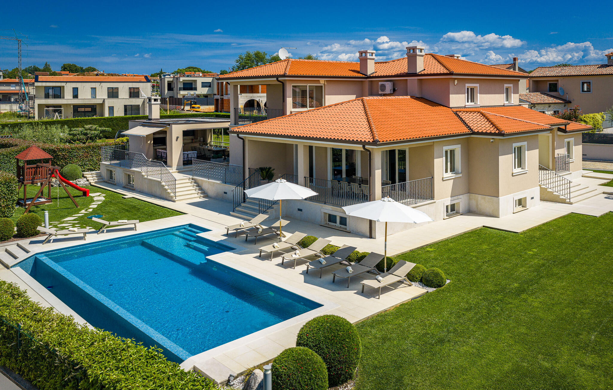 Vakantiehuis met privé zwembad in Visnjan-Kastelir (Kroatië) voor 10 personen
