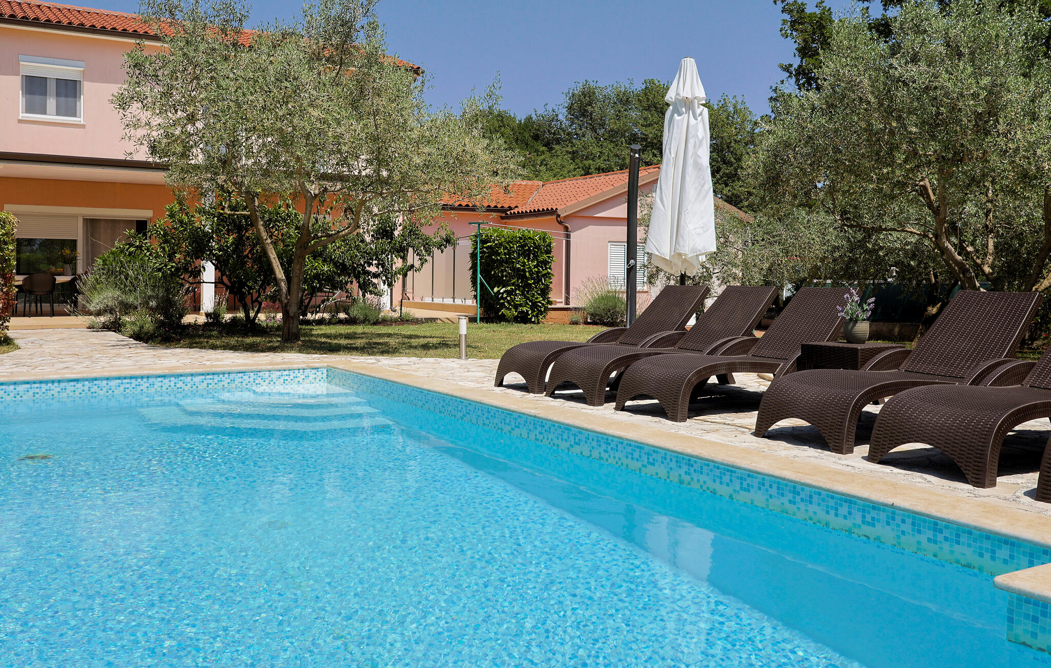 Vakantiehuis met privé zwembad in Pula-Marcana (Kroatië) voor 6 personen
