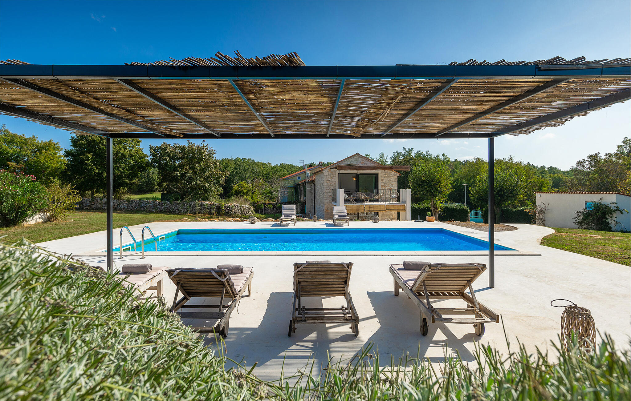 Vakantiehuis met privé zwembad in Tinjan (Kroatië) voor 6 personen