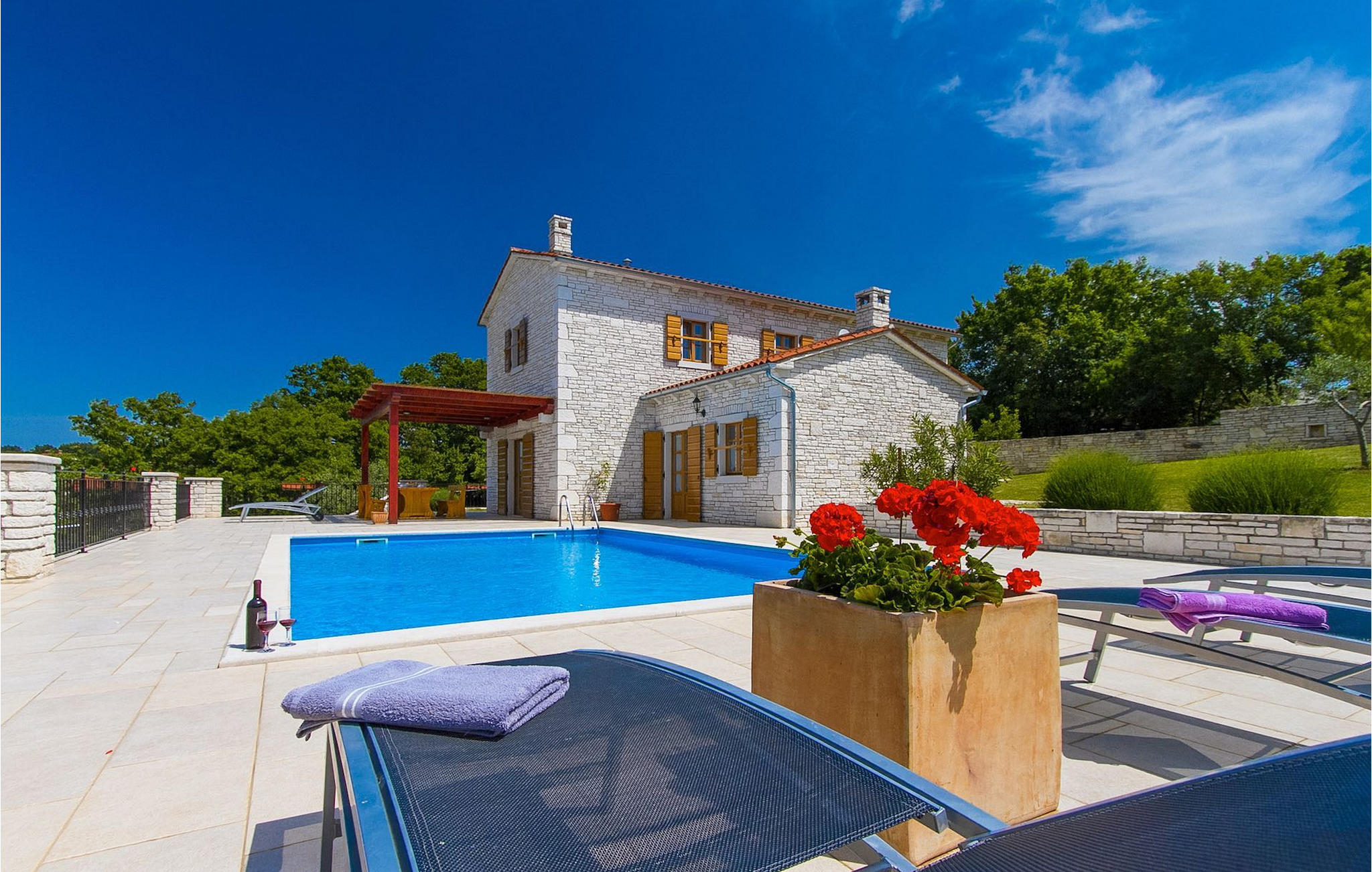 Vakantiehuis met privé zwembad in Barban (Kroatië) voor 8 personen