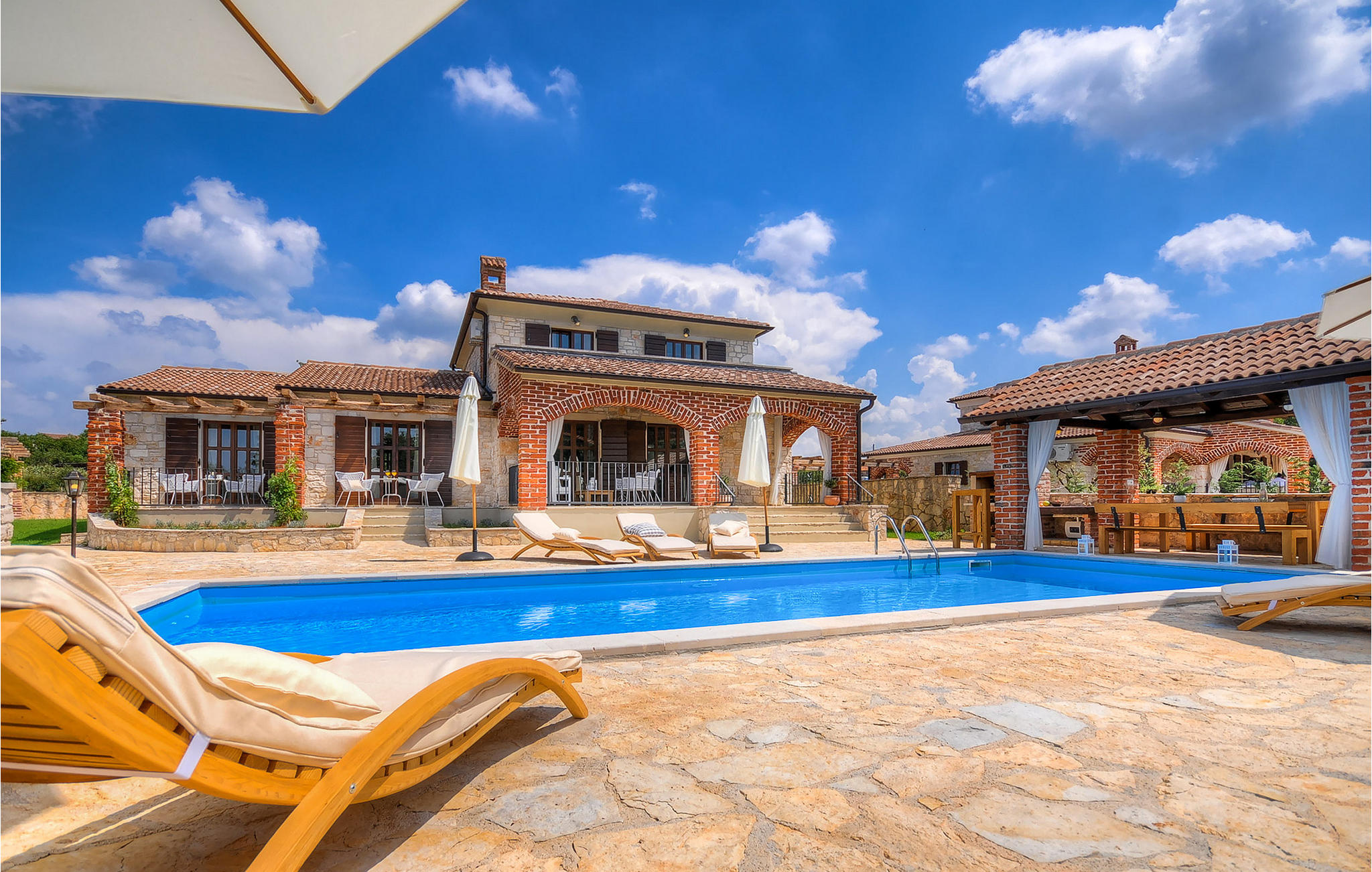 Vakantiehuis met privé zwembad in Visnjan (Kroatië) voor 8 personen